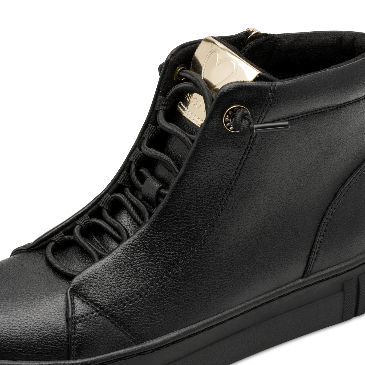 MARCO TOZZI Sneaker, Plateau, Boots, High Top-Sneaker mit elastischem Schnürsenkeln