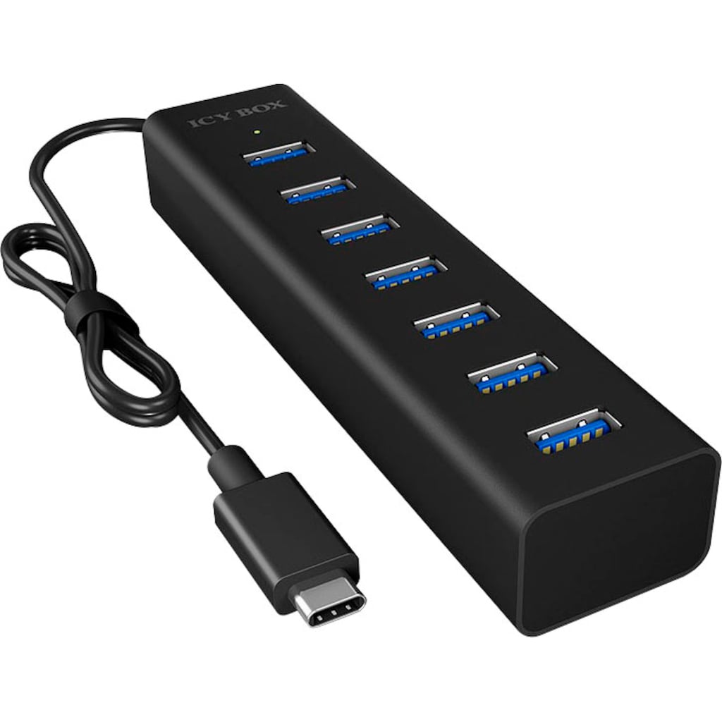 ICY BOX Computer-Adapter »Type-C™ zu 7 Port USB 3.0 Hub«
