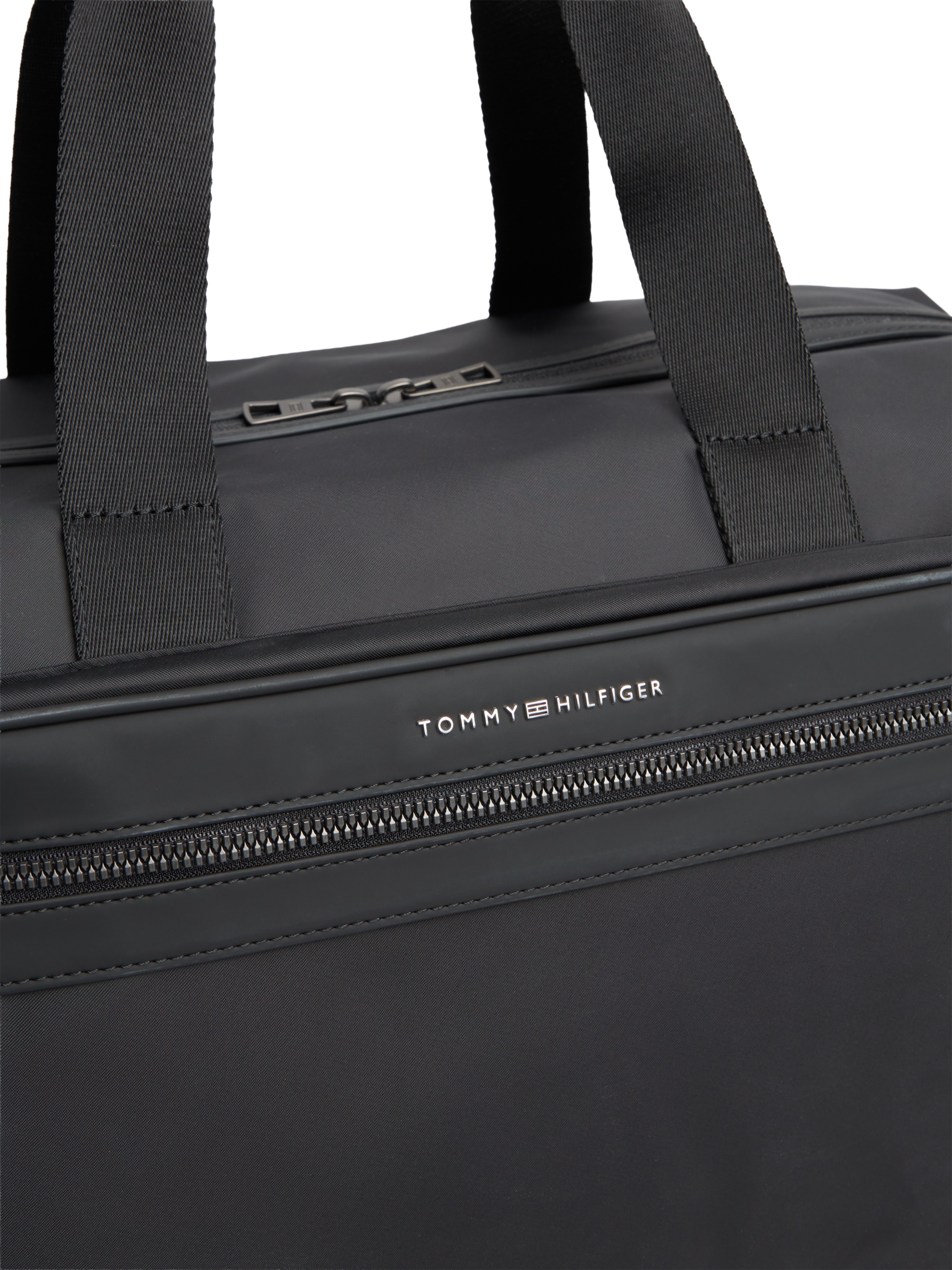 Tommy Hilfiger Weekender »TH REPREVE DUFFLE« Unisex Reisetasche, Geschäftstasche mit breitem Logo-Textilband