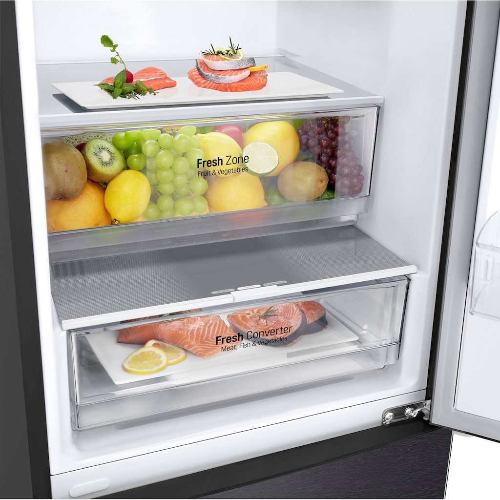 LG Kühl-/Gefrierkombination »GBP62PZNCC«, GBP62MCNCC1, 203 cm hoch, 59,5 cm breit