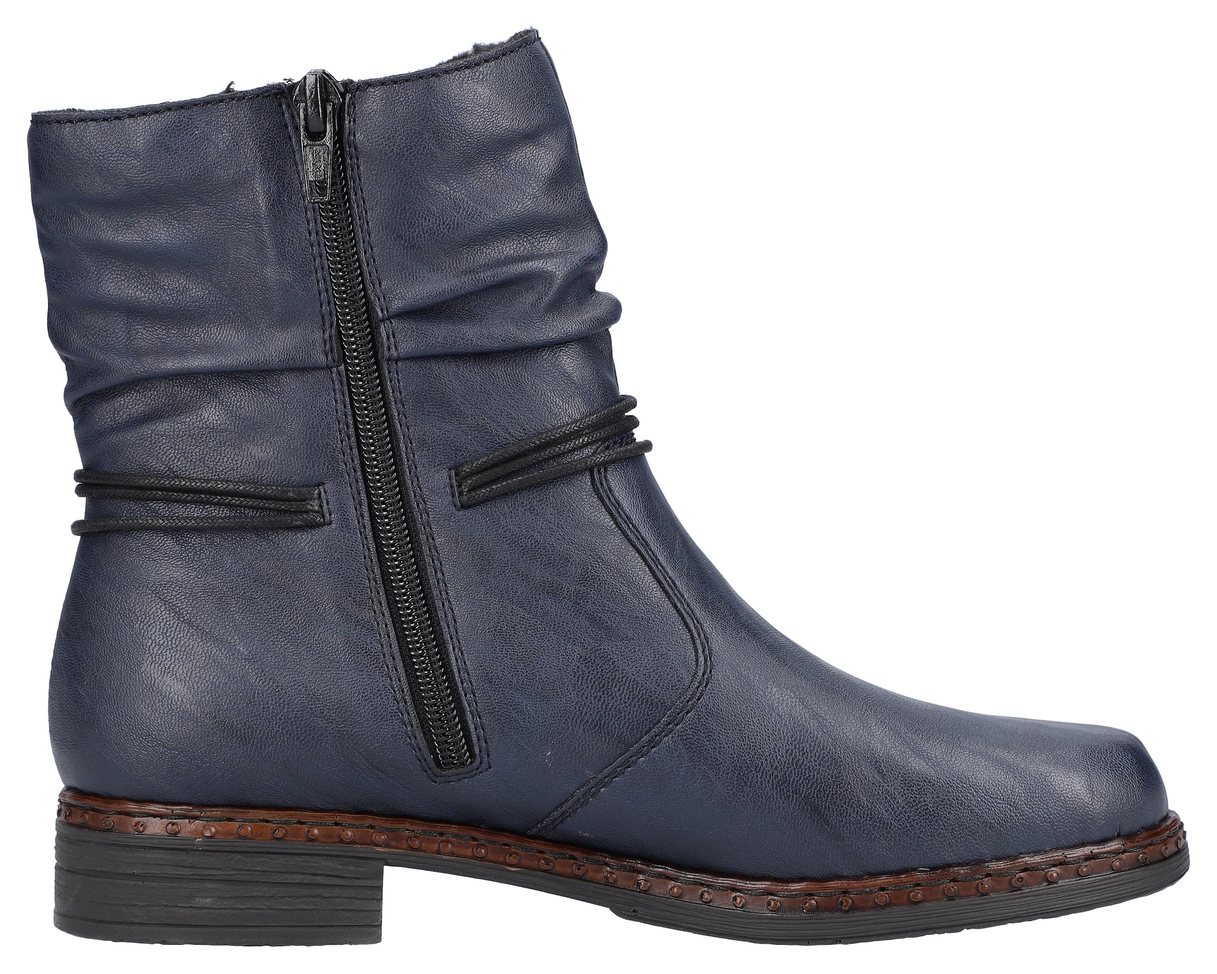 Rieker Winterstiefelette, mit gerafftem Schaft