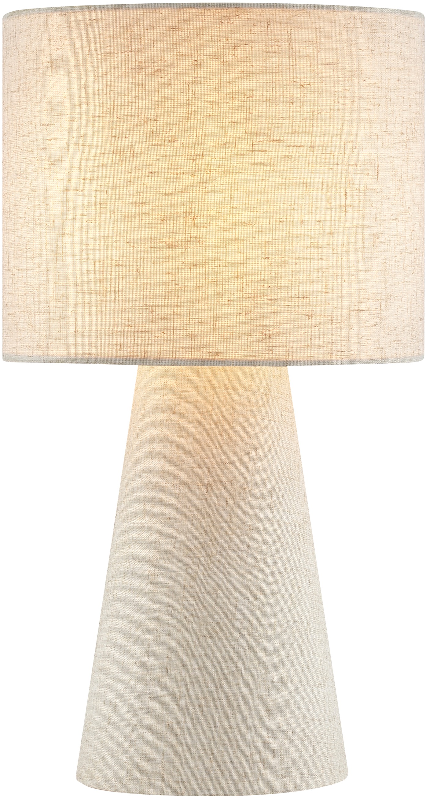 LeGer Home by Lena Gercke Tischleuchte »Lienne« E14 1 Stk. Höhe 45 cm, Ø 25 cm, E14, Textilschirm beige, Schnurzwischenschalter