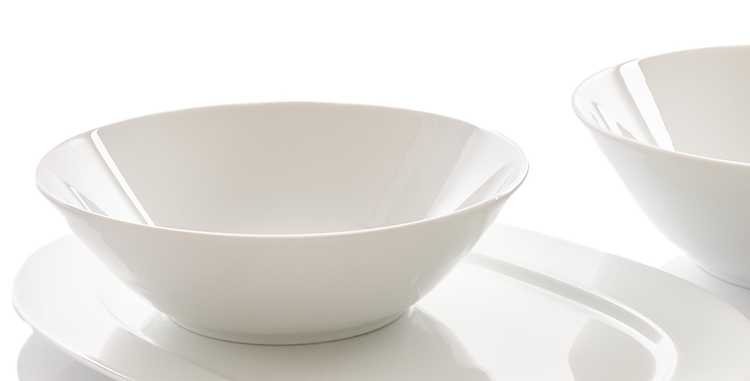 Retsch Arzberg Schale »Schüssel HEIKE WEISS 19 cm, Set 6-tlg. für 6 Personen, rund Porzellan«, 6 tlg., aus Porzellan, Mittelgroße Schalen für 6 Personen - unsere Allrounder für jeden Tag -