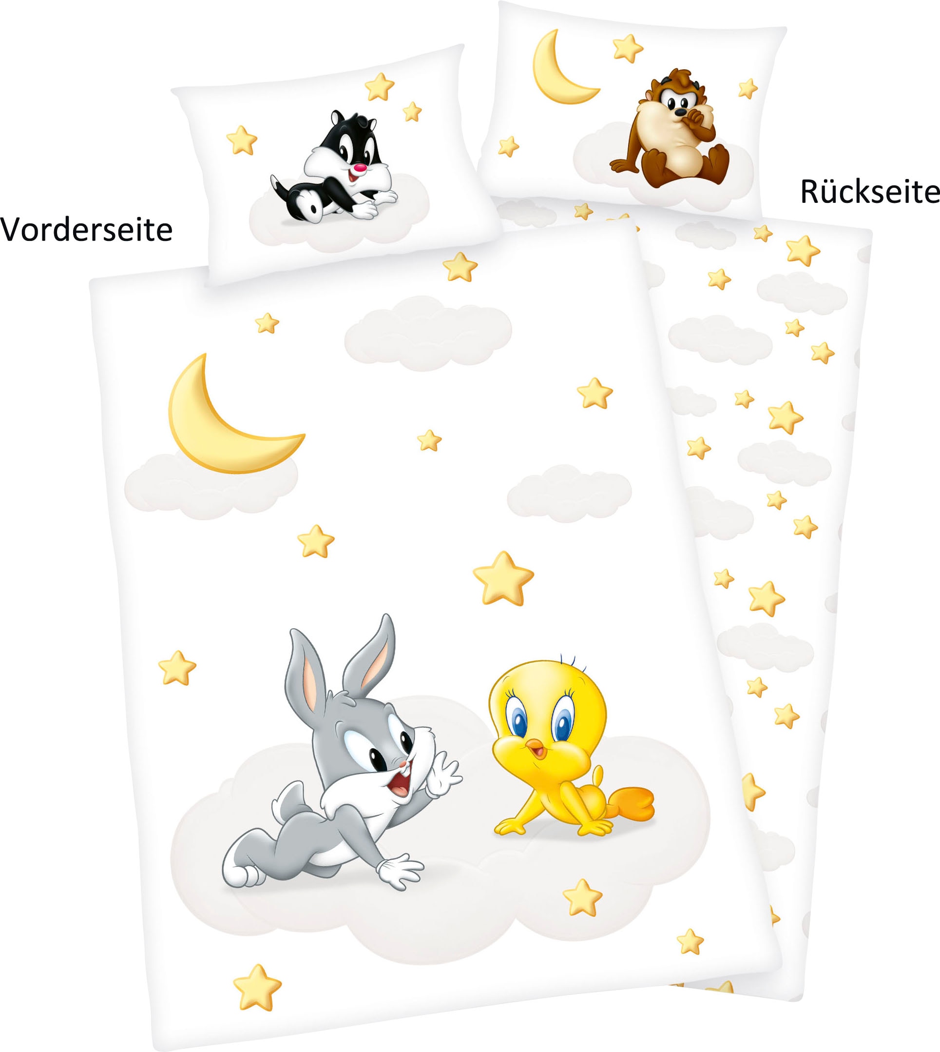 LOONEY TUNES Babybettwäsche »Looney Tunes«, (2 tlg.), mit liebevollem Motiv kaufen