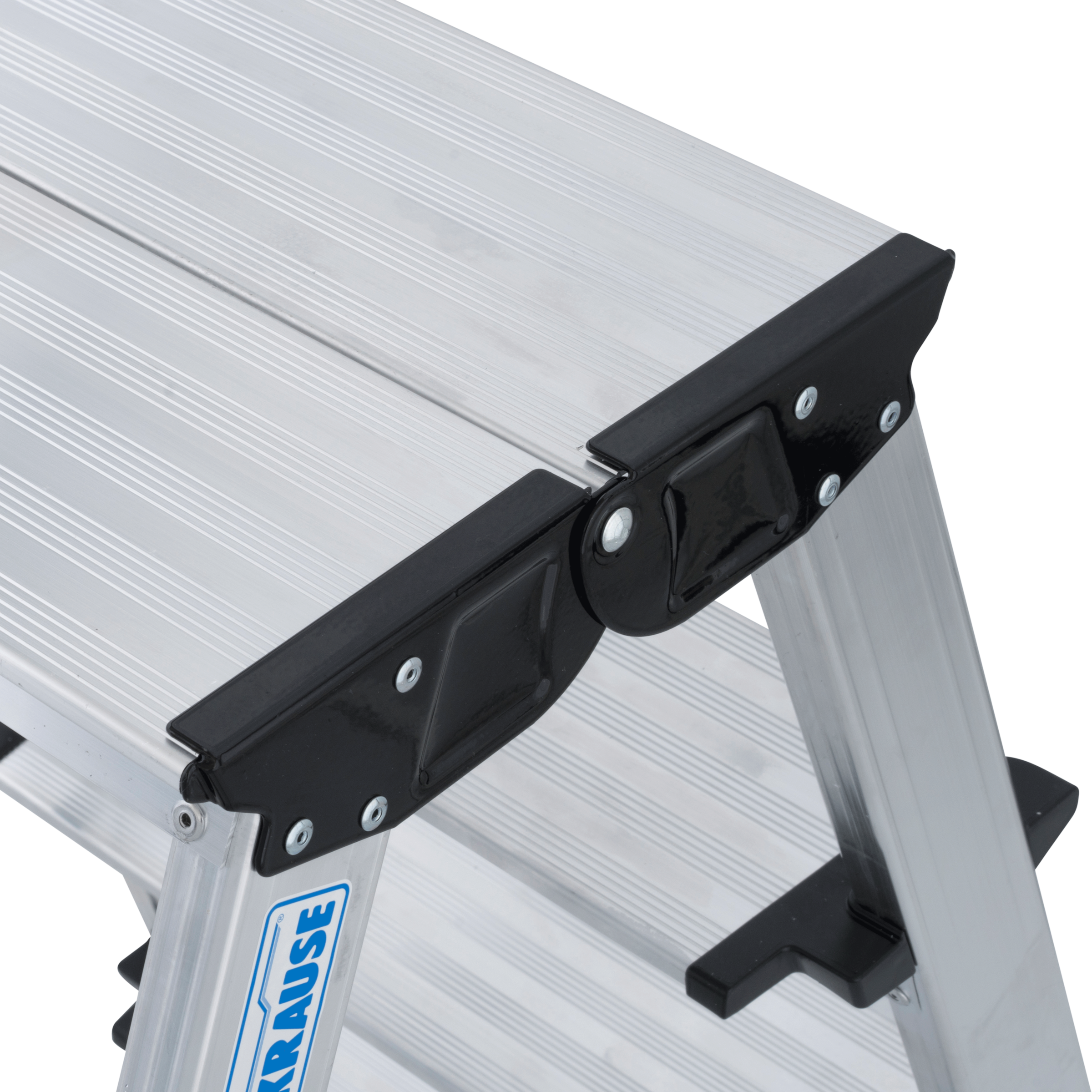 KRAUSE Klapptritt »Treppo« Aluminium, 2x4 Stufen, Arbeitshöhe ca. 285 cm