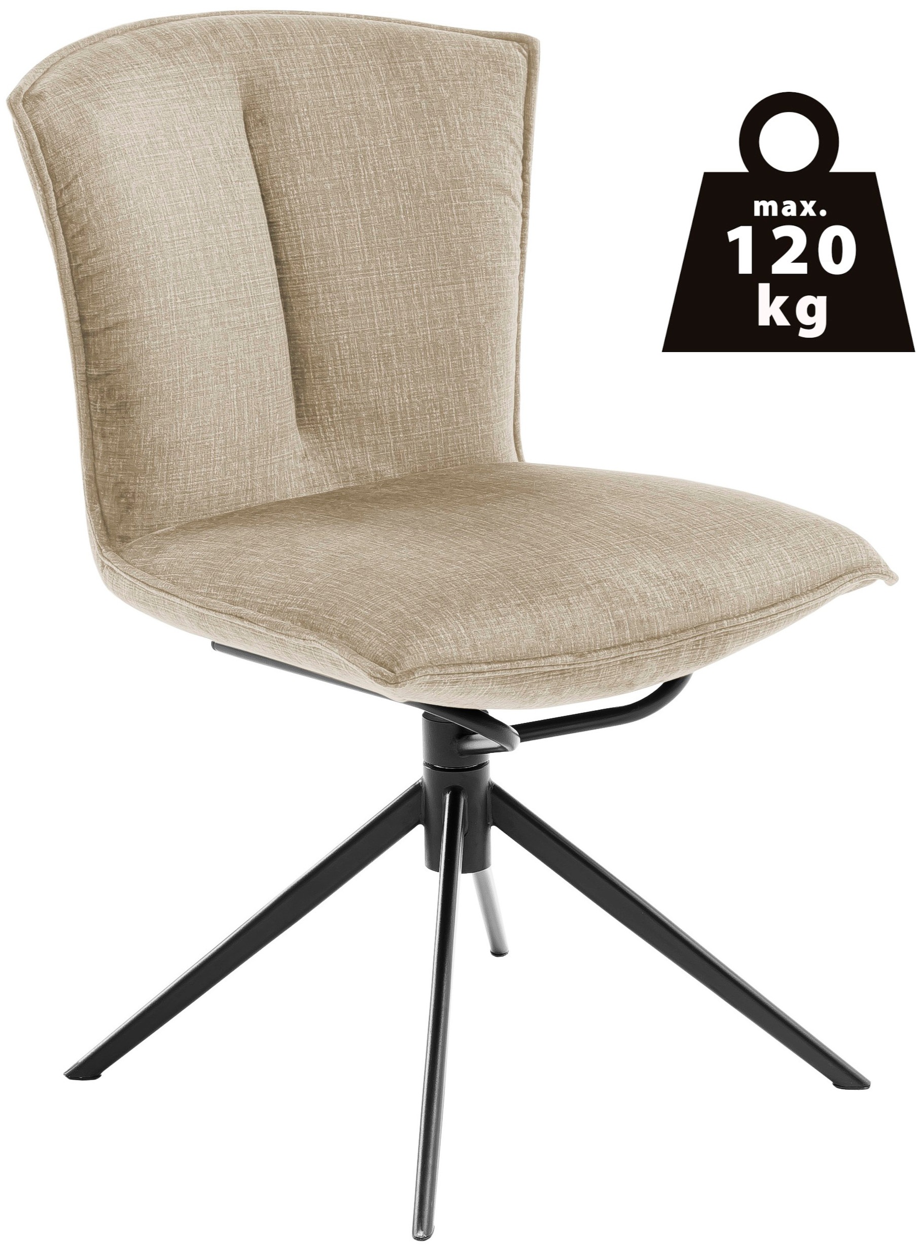 MCA furniture 4-Fußstuhl »NALON Esszimmerstuhl (2er Set) - Stuhl«, (Set), 2 günstig online kaufen