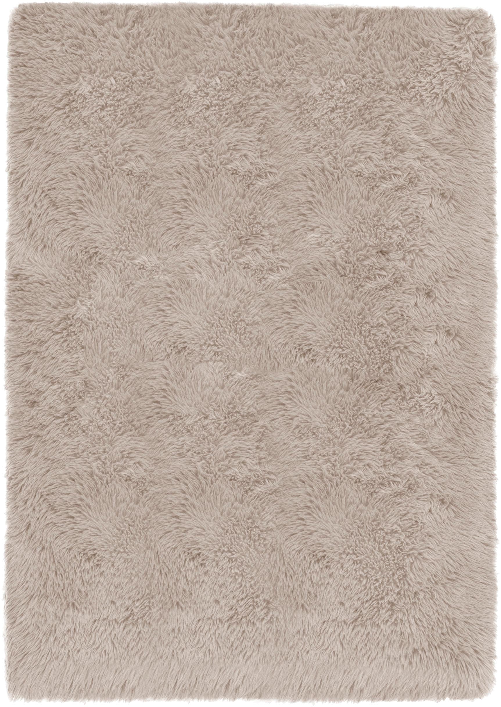 my home Hochflor-Teppich »Silky, besonders weich und kuschelig, sehr dichte Qualität«, rechteckig, 33 mm Höhe, rutschhemmend beschichtet, waschbar, uni, Wohnzimmer, Schlafzimmer