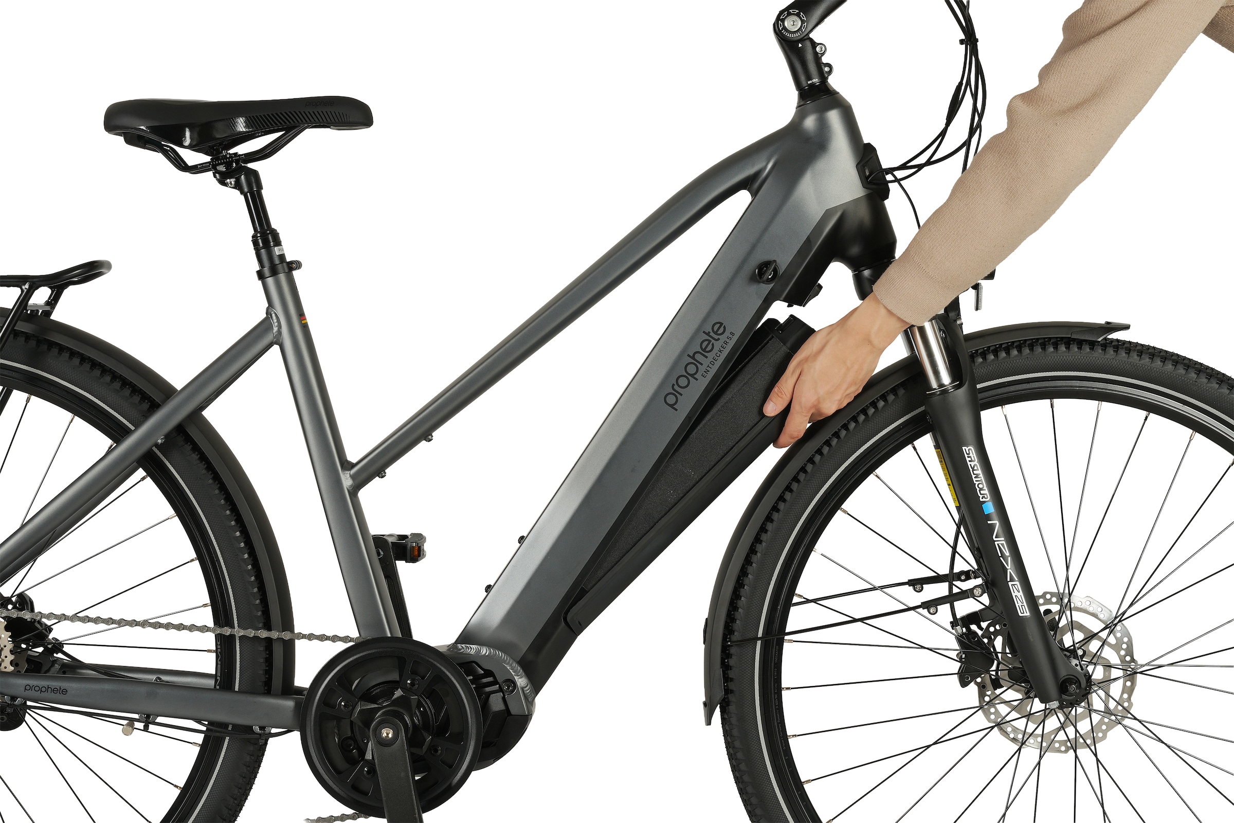 Prophete »Entdecker 5.8« 10 Gang Shimano Deore Schaltwerk Kettenschaltung Mittelmotor 250 W