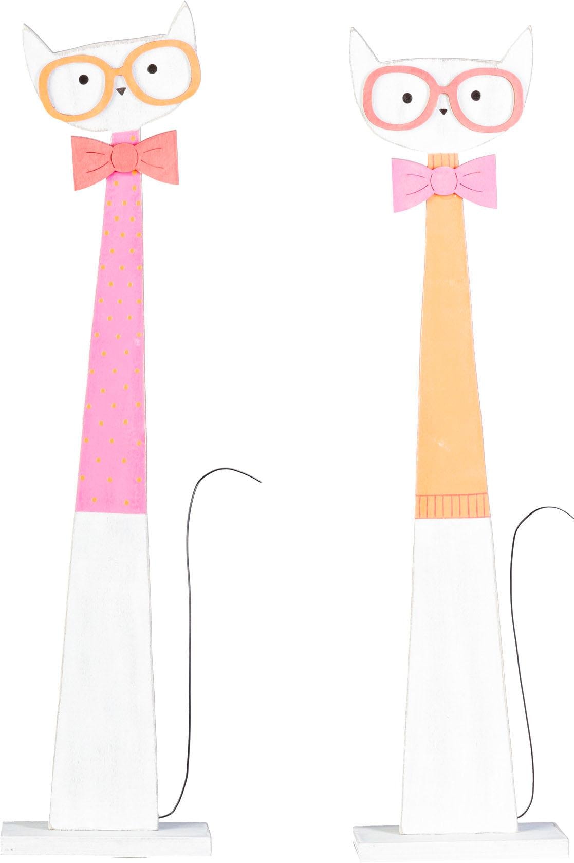 Creativ home Dekofigur »KATHY« mit Brille (2er Set) günstig online kaufen