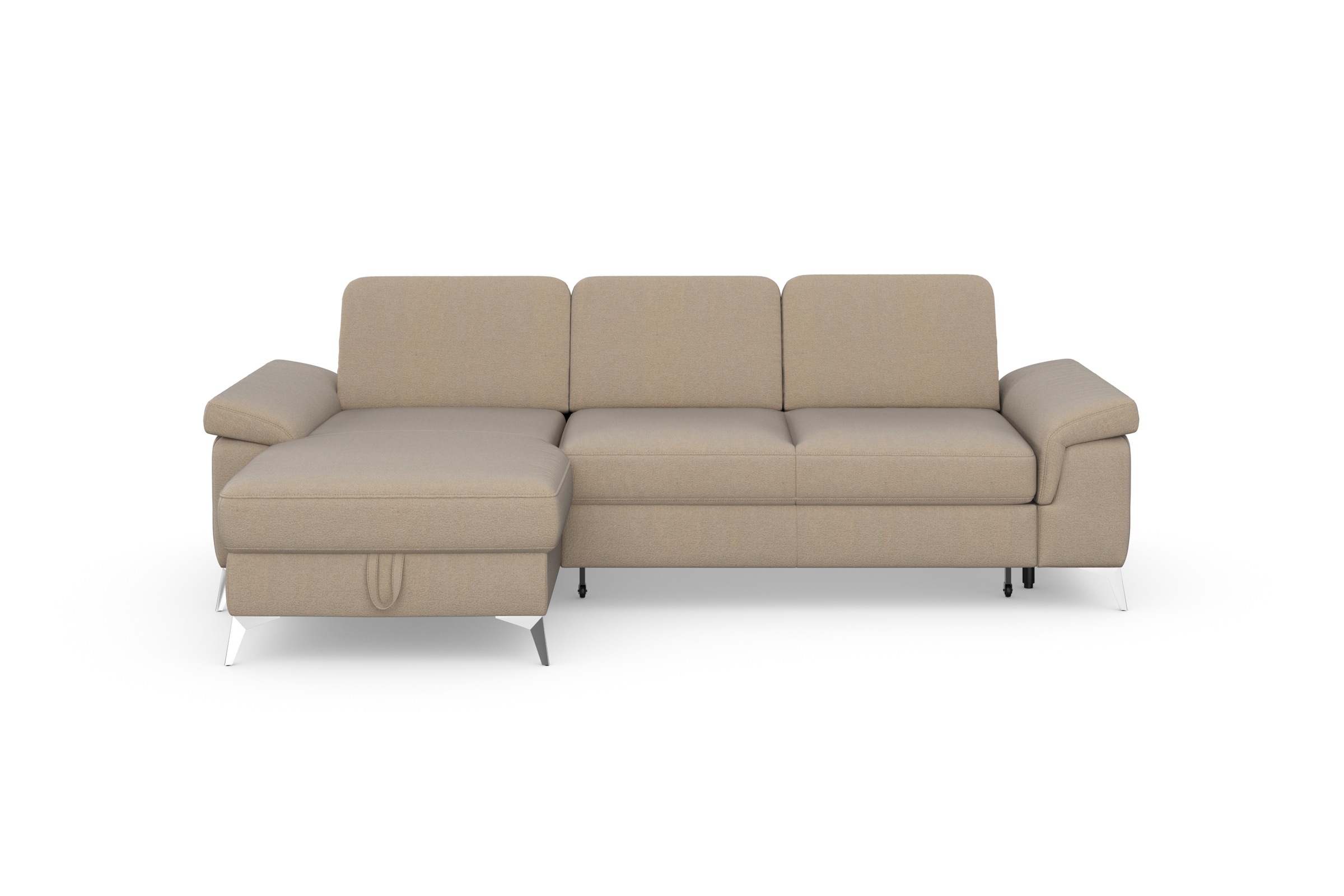 sit&more Ecksofa »Padua L-Form«, inklusive Sitztiefenverstellung, Armteilfu günstig online kaufen