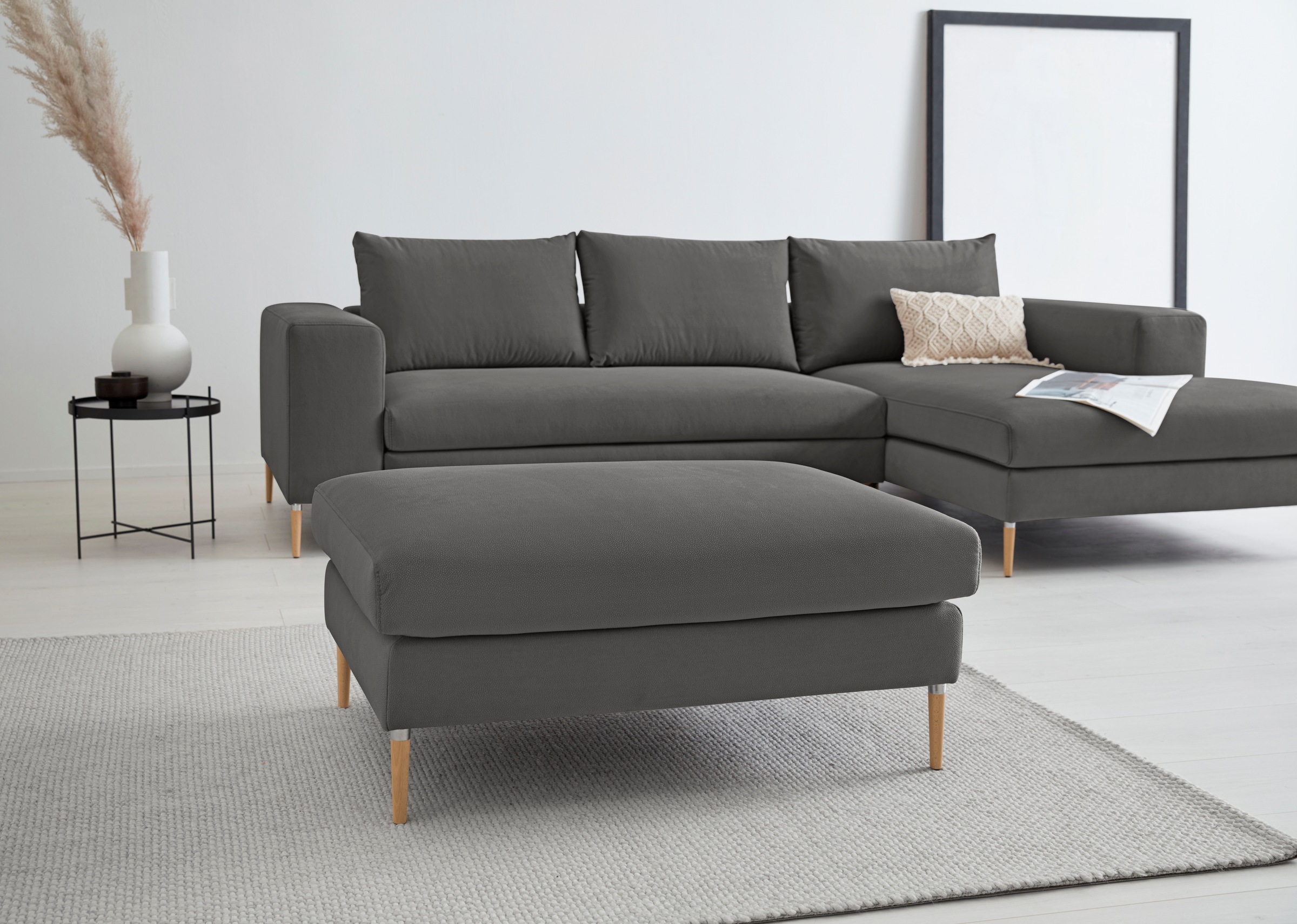 OTTO products Hockerbank "Finnja", mit Recycling-Bezug günstig online kaufen