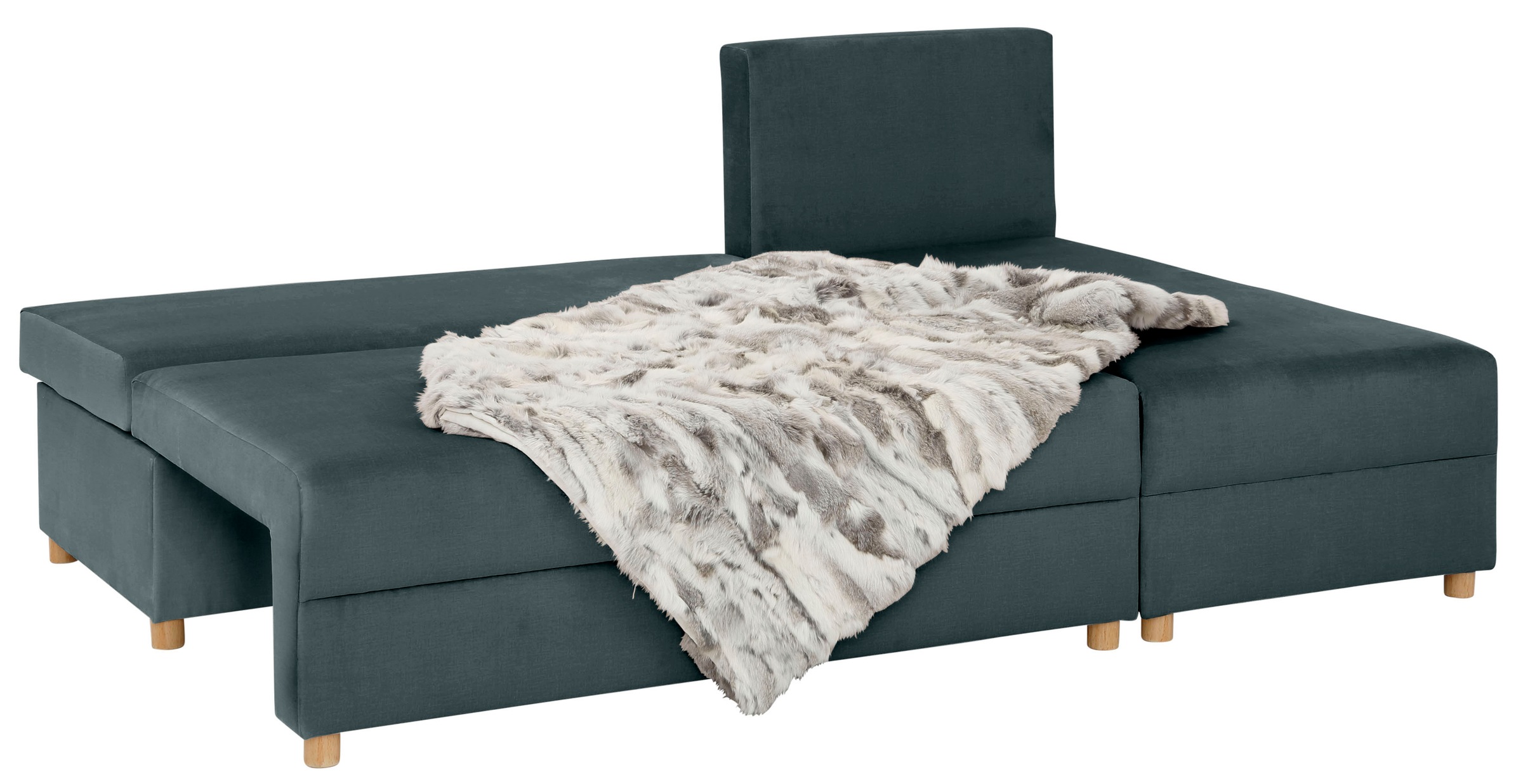 INOSIGN Ecksofa »Mick L-Form«, Longchair links/rechts montierbar, wahlweise mit Bettfunktion