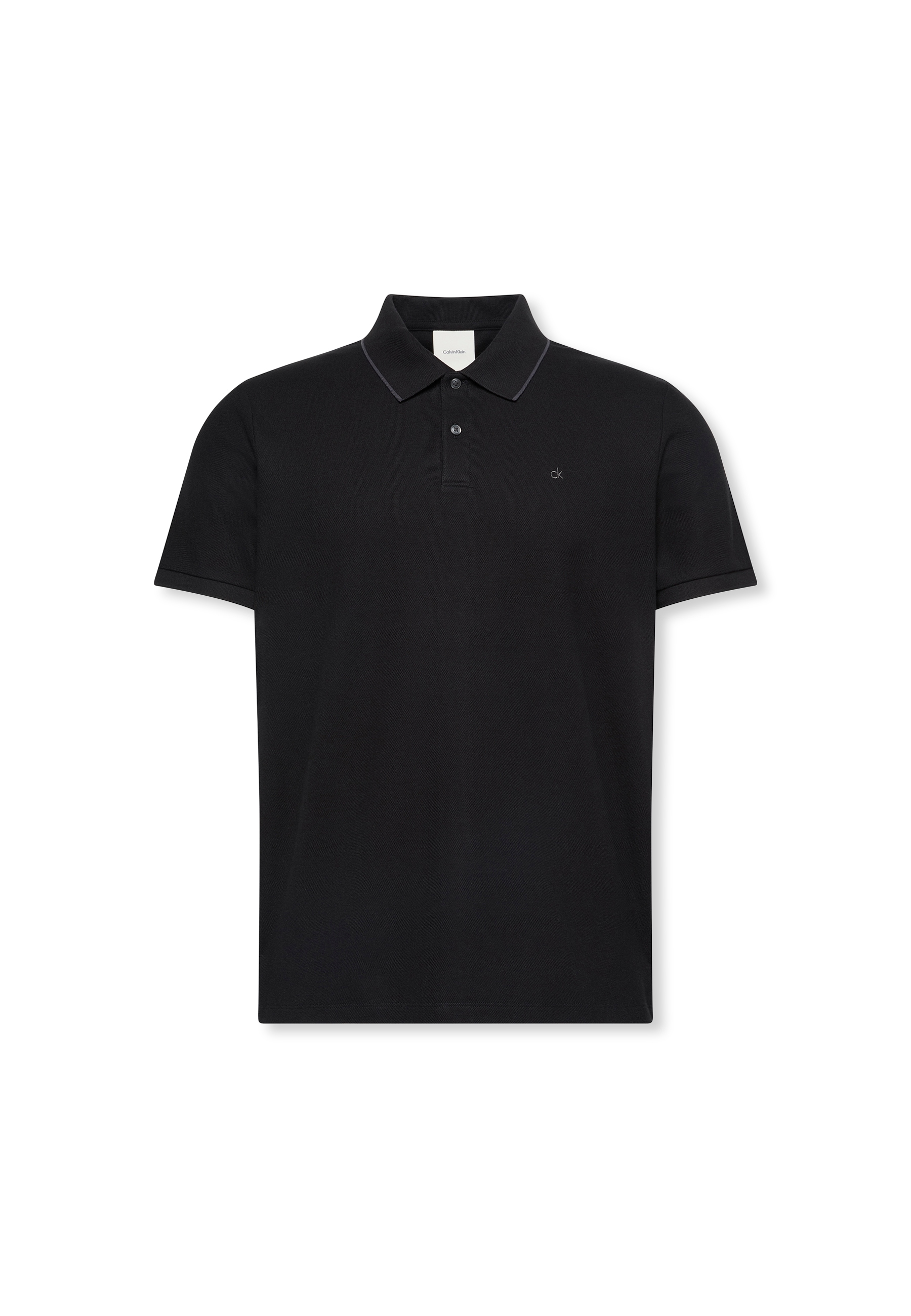 Calvin Klein Poloshirt »SS RFND PQ TPPD CLSS«, Mit Rundhalsausschnitt