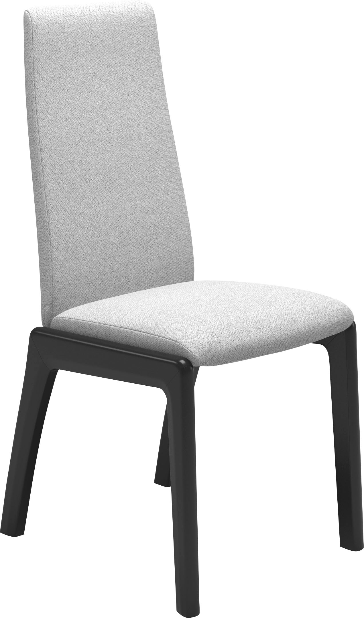 Stressless® Polsterstuhl »Laurel«, ROHLEDER Stoff Q2 FARON, High Back, Größe M, mit abgerundeten Beinen in Schwarz