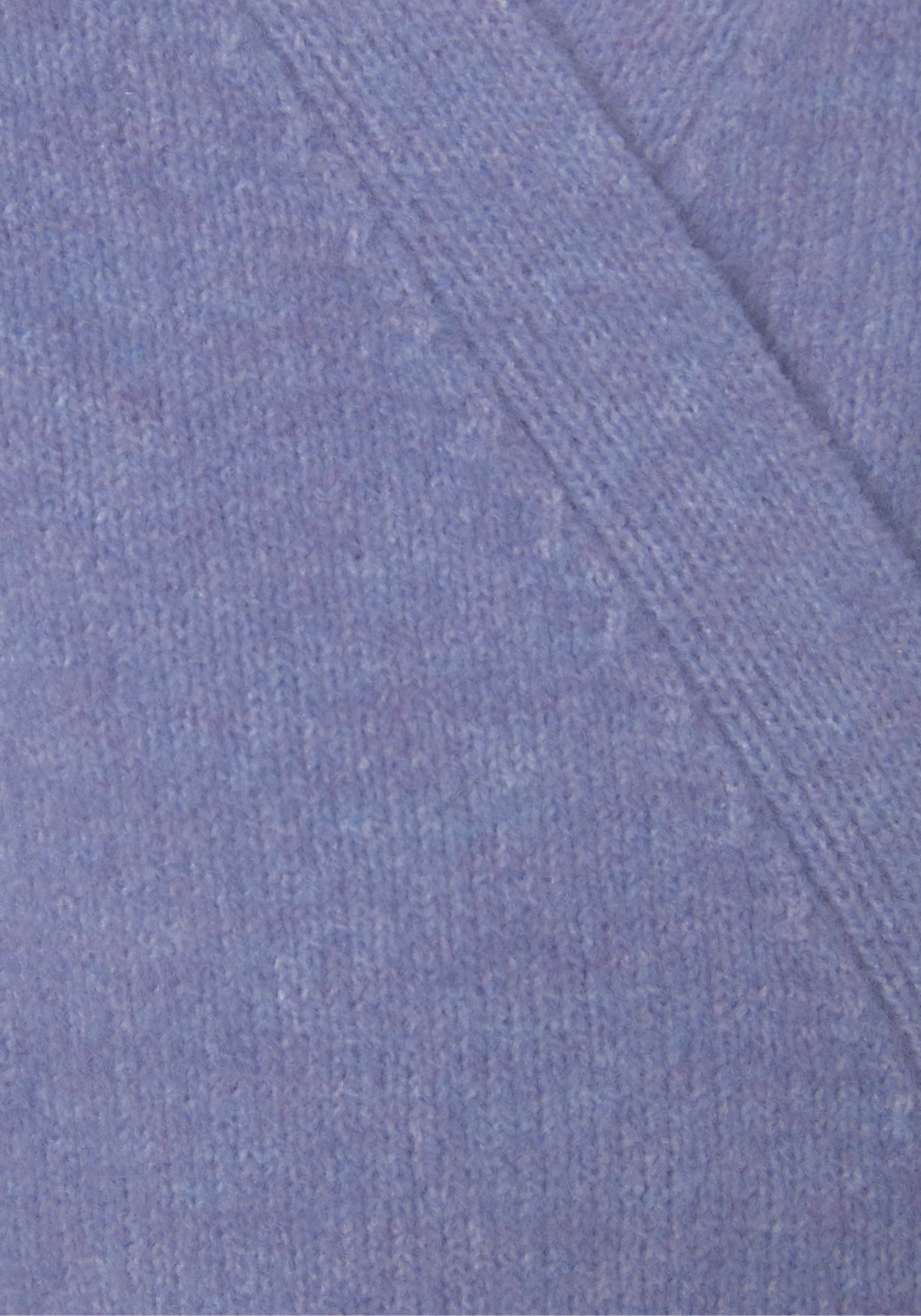 LASCANA Wickelstrickjacke mit breitem Rippbündchen, Loungewear
