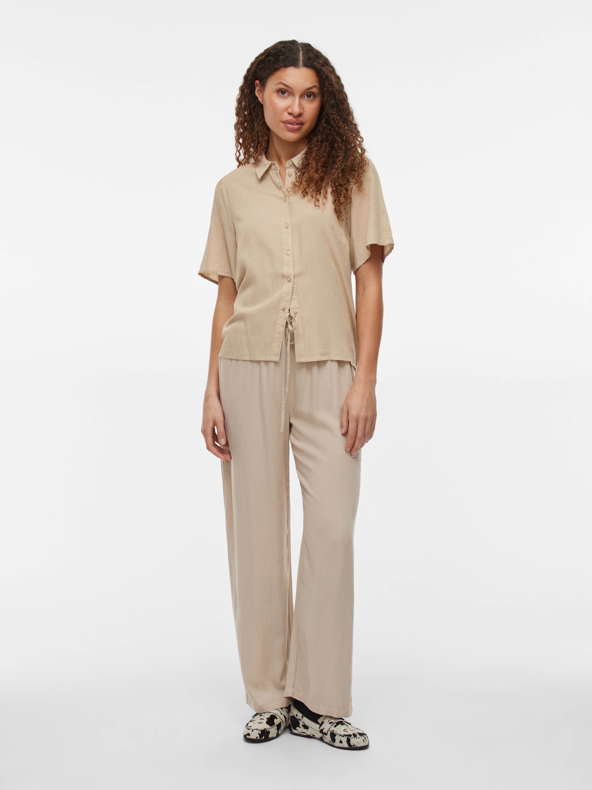 Vila Kurzarmbluse »VIPRICIL S/S NEW SHIRT - NOOS«