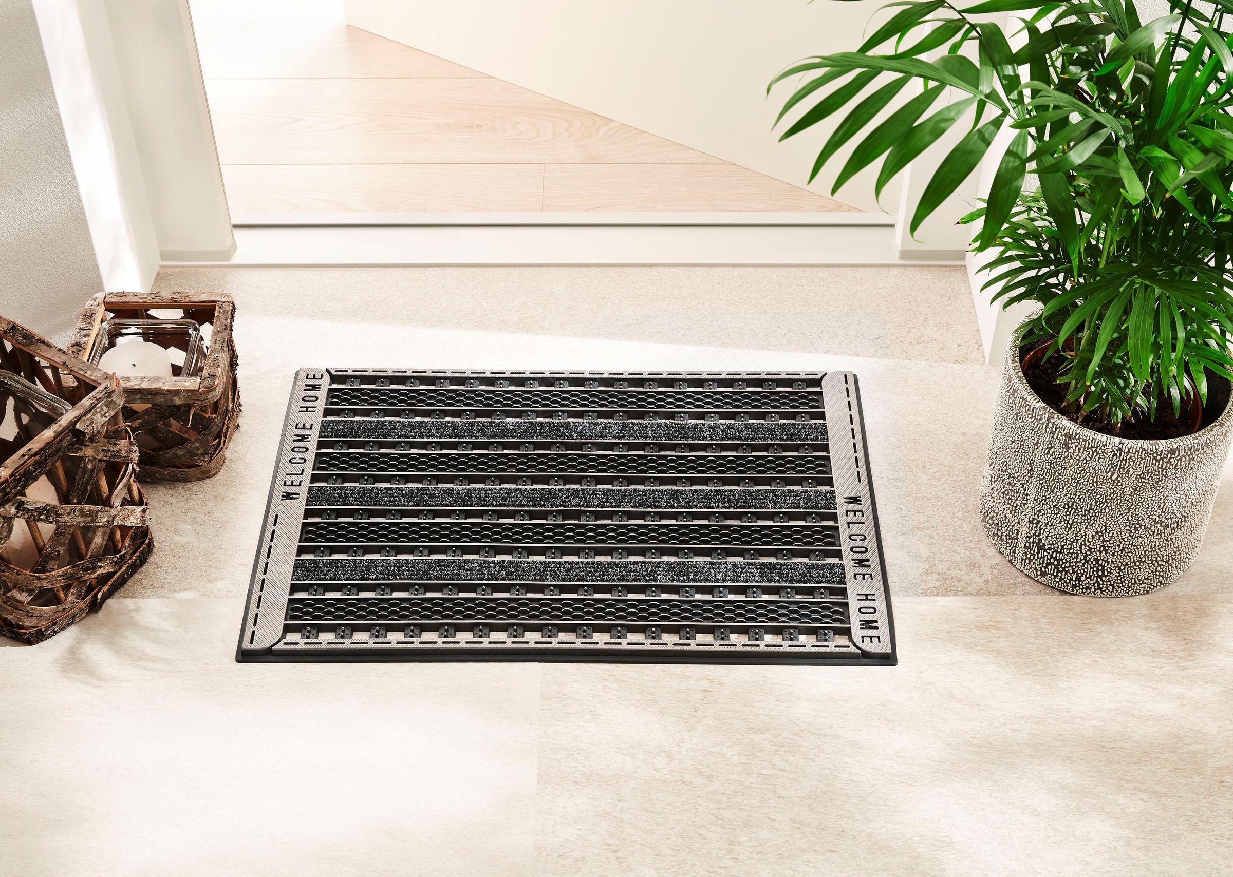 Home2Fashion Fußmatte »GC Clean Griddie, LAGERRÄUMUNG!«, rechteckig, 8 mm H günstig online kaufen