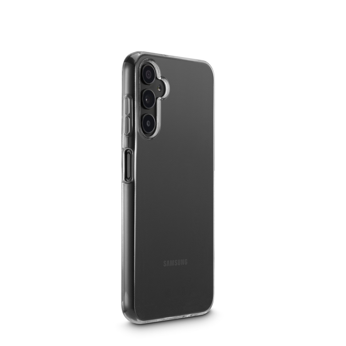 Hama Handyhülle »Handyhülle „Always Clear“ f. Galaxy A15/5G (kratzfest, ohne Vergilben)«, Anti-Rutsch-Oberfläche und bezogene Seitentasten