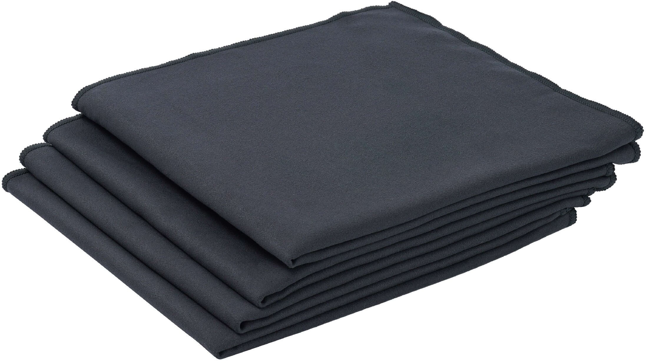 OTTO home Handtücher »Leoa, diverse Größen, Sporthandtuch, Reisehandtuch, Strandtuch« sehr leicht, kompakt, schnelltrocknend, Mikrofaser mit Kontrastnaht