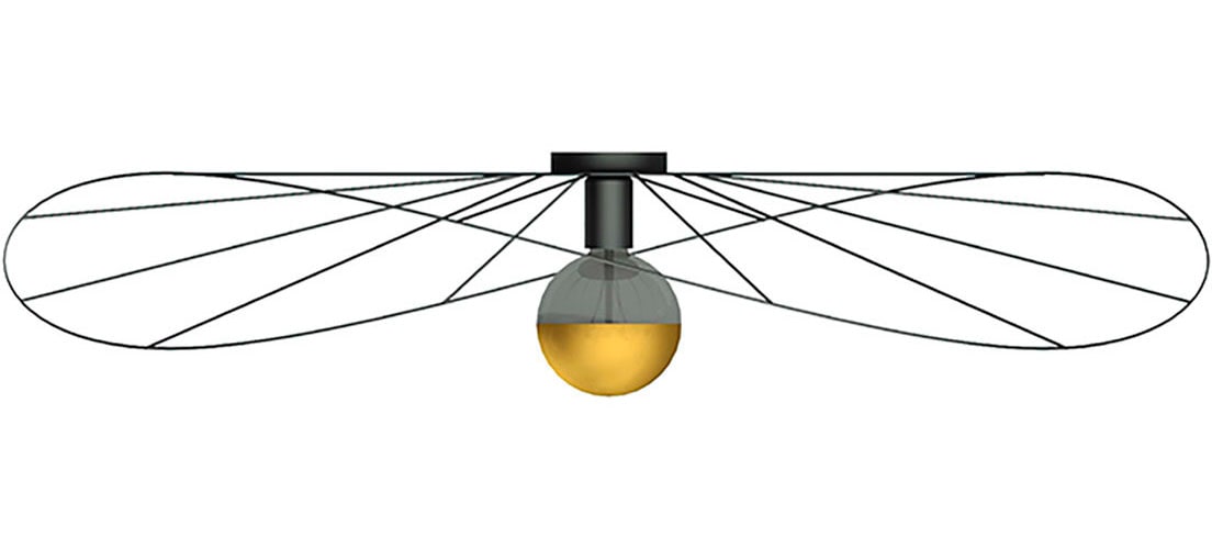 SOLLUX lighting Deckenleuchte »Eskola«, 1 flammig, Leuchtmittel E27   ohne günstig online kaufen