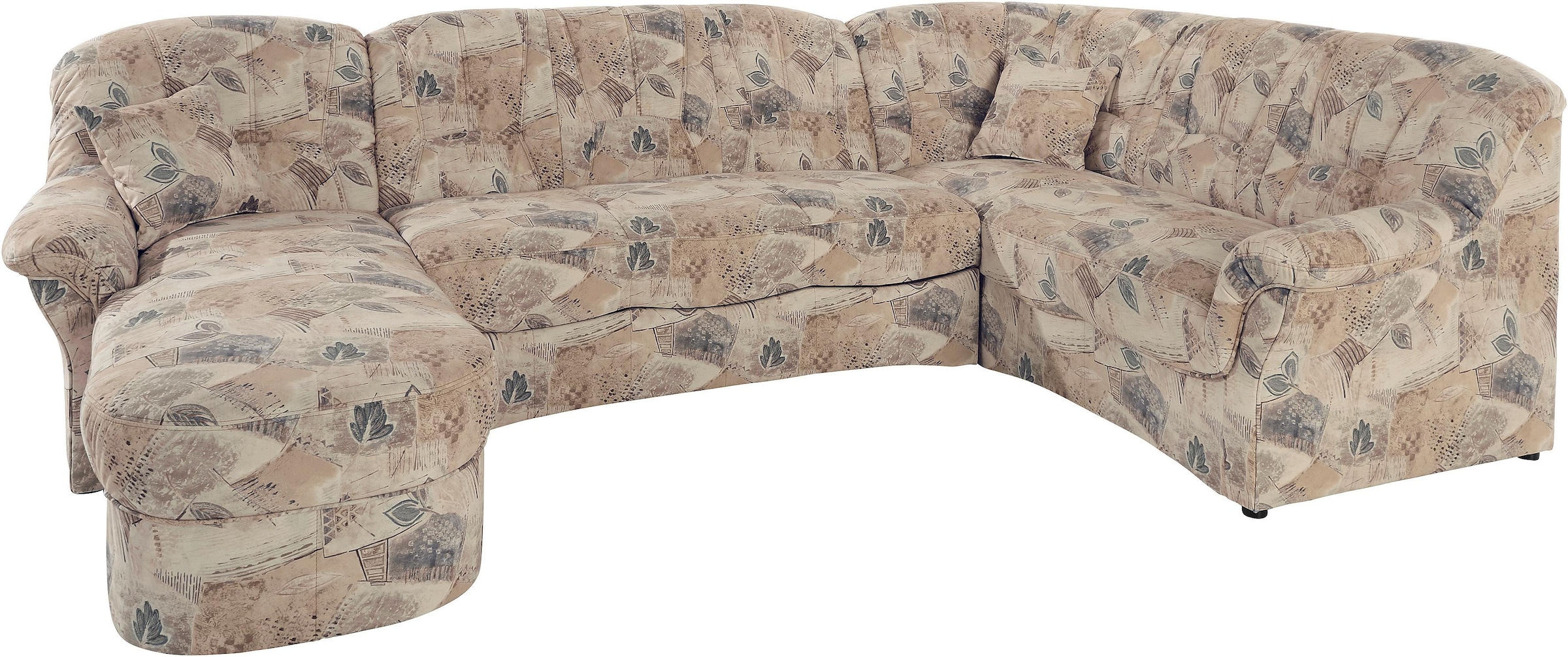 DOMO collection Wohnlandschaft »Bahia Sitzbelastung 140 kg, U-Form«, wahlweise mit Bettfunktion