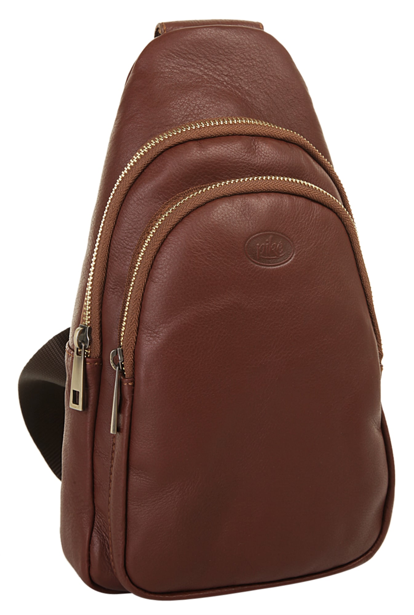 Piké Umhängetasche, echt Leder, Made in Italy