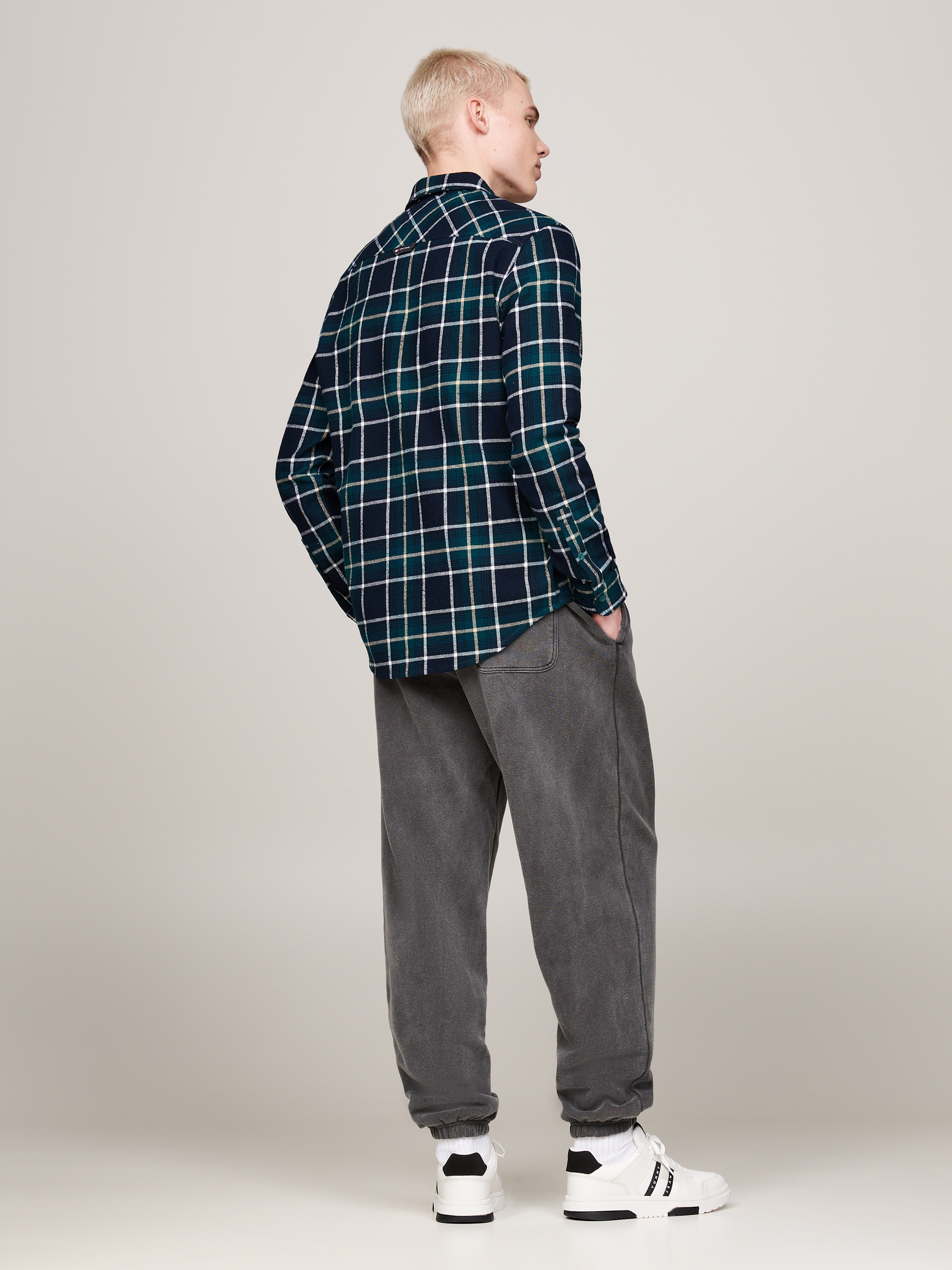 Tommy Jeans Langarmhemd »TJM REG CHECK FLANNEL SHIRT EXT«