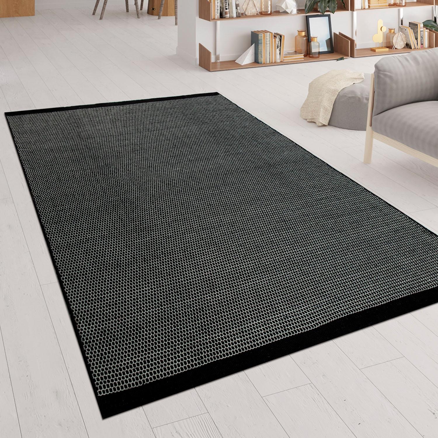 Paco Home Wollteppich »Kasko 300«, rechteckig, 12 mm Höhe, Handweb, Flachgewebe, reine Wolle, handgewebt, hochwertig verarbeitet