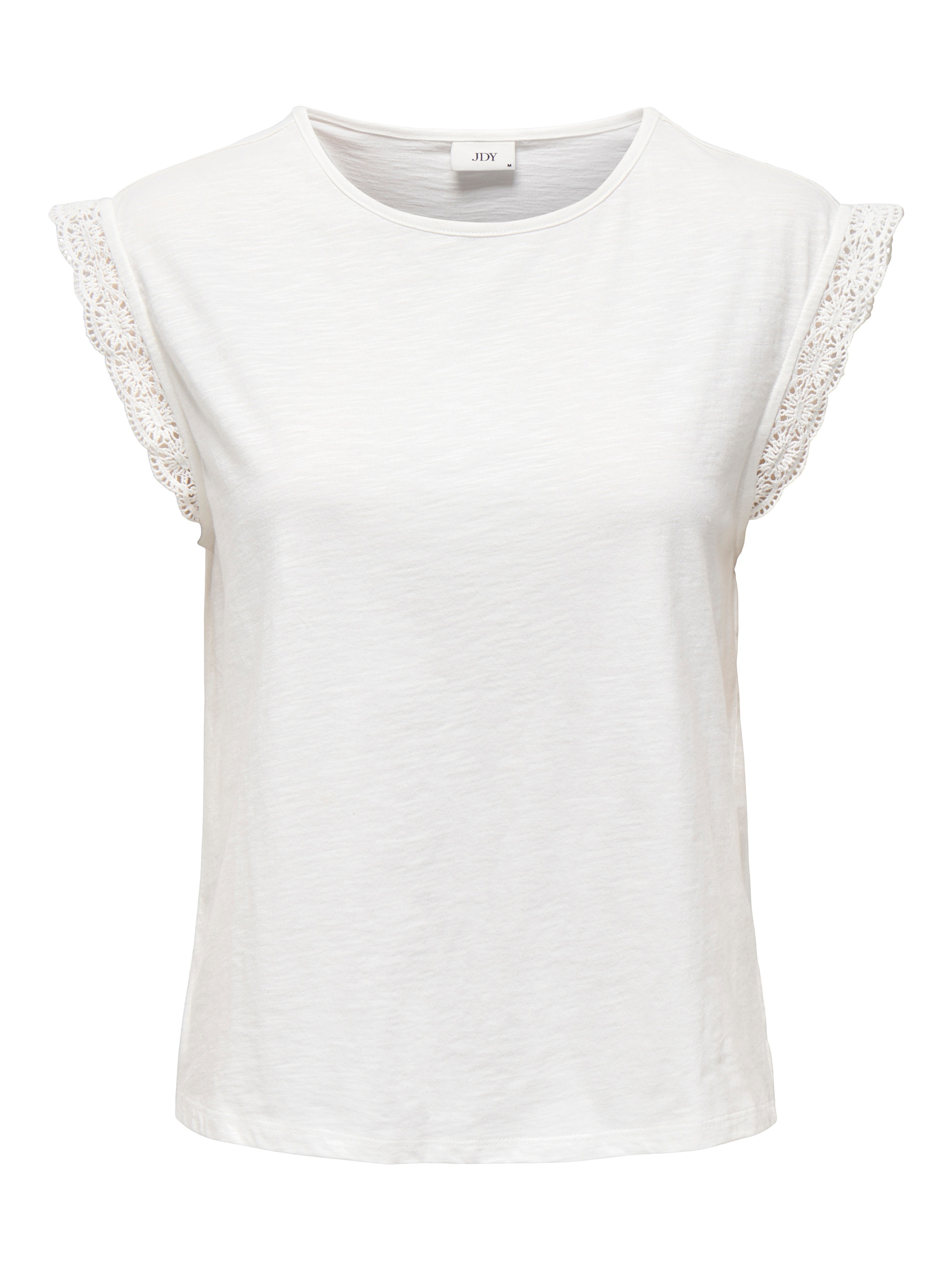JDY Kurzarmshirt »JDYSALVA LIFE S/L CROCHET TOP JRS«