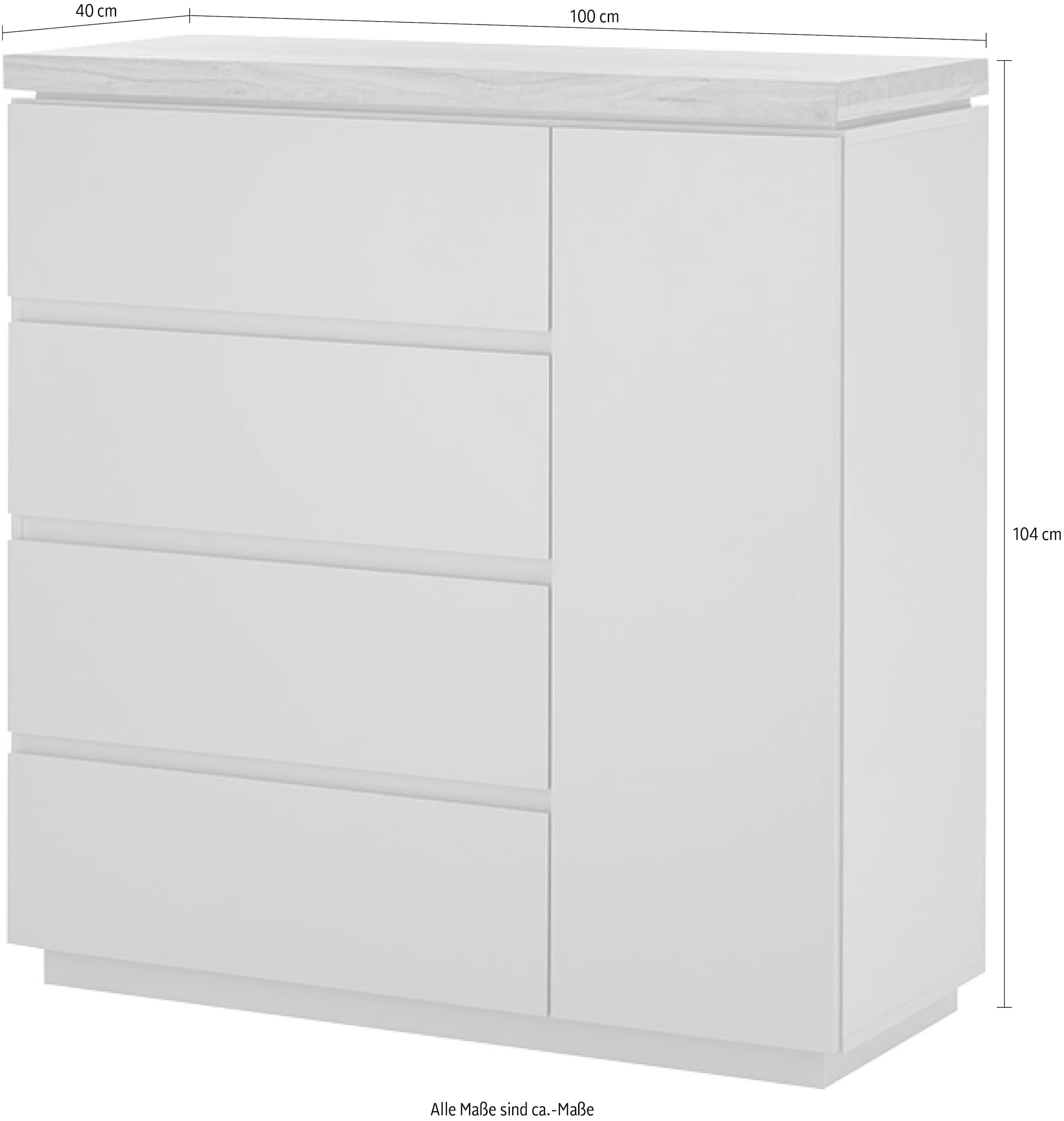 MCA furniture Kommode »PALAMOS Kommode«, Türen mit Dämpfung