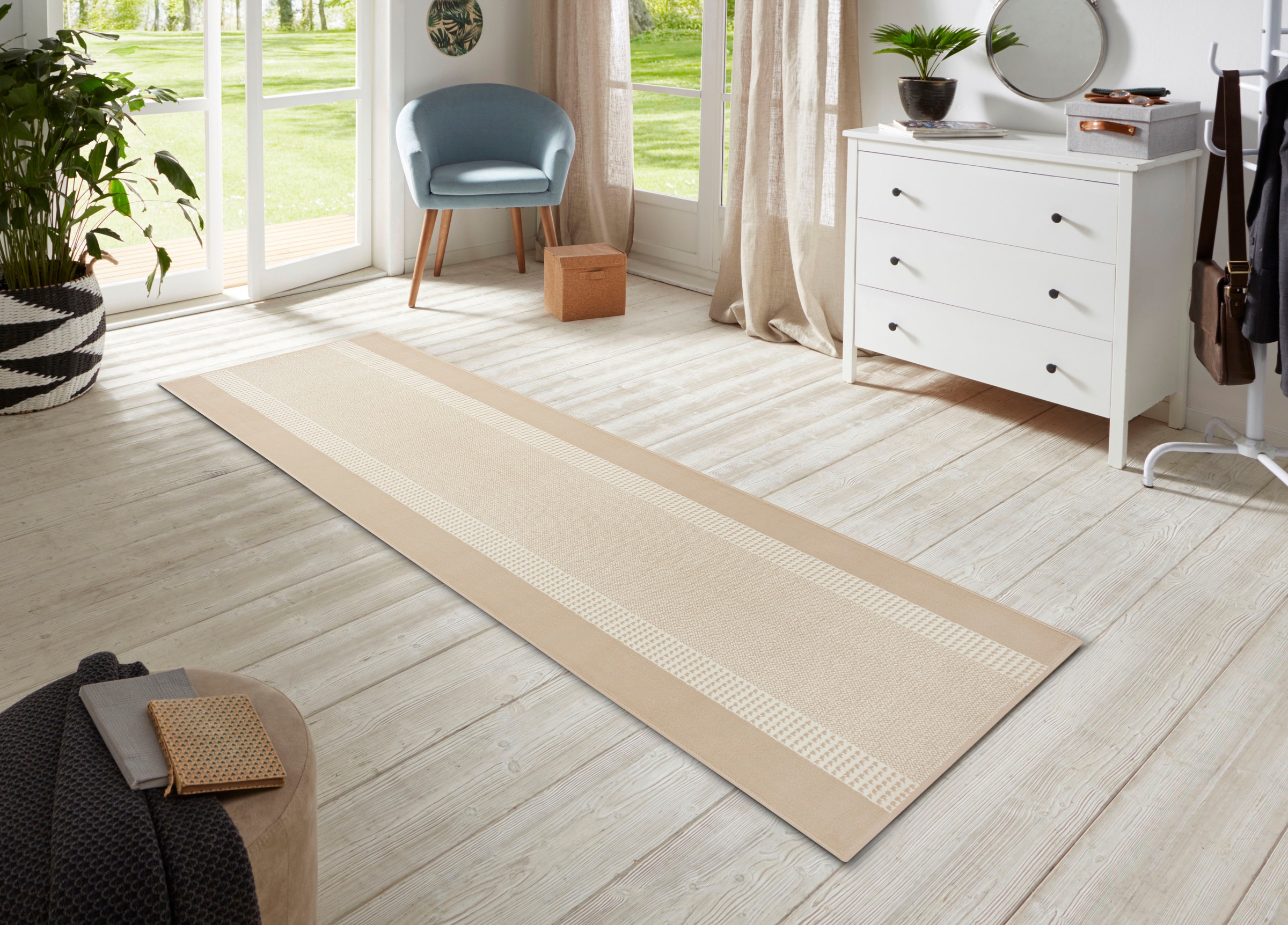 7. Bild von HANSE Home Läufer »Band«, rechteckig, Kurzflor, Weich, Wohnzimmer, Schlafzimmer, Esszimmer Küche, Flur