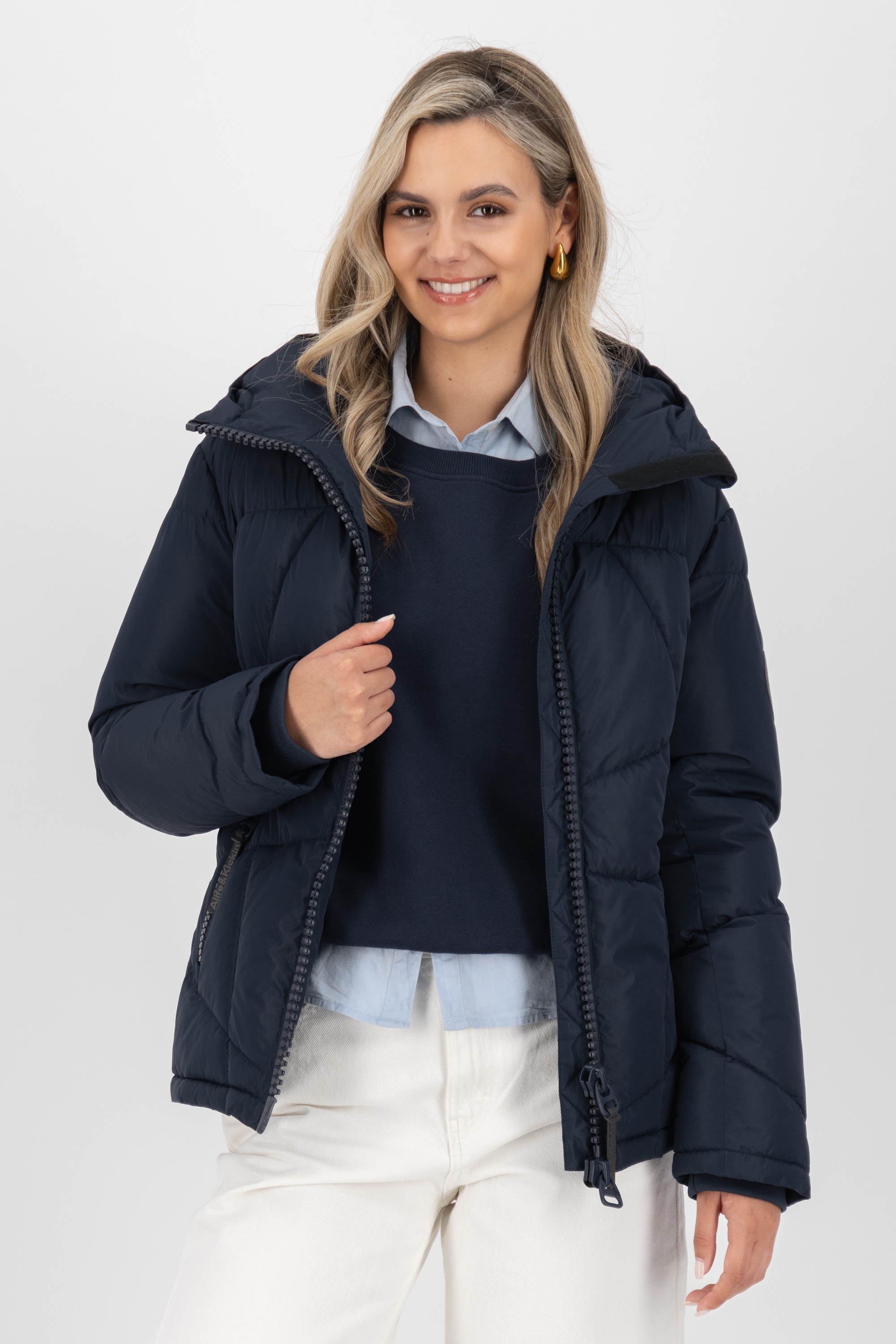 Alife & Kickin Winterjacke »Damen KasandraAK A« Kurze warme Jacke mit gefütterter Kapuze, in schmaler Passform