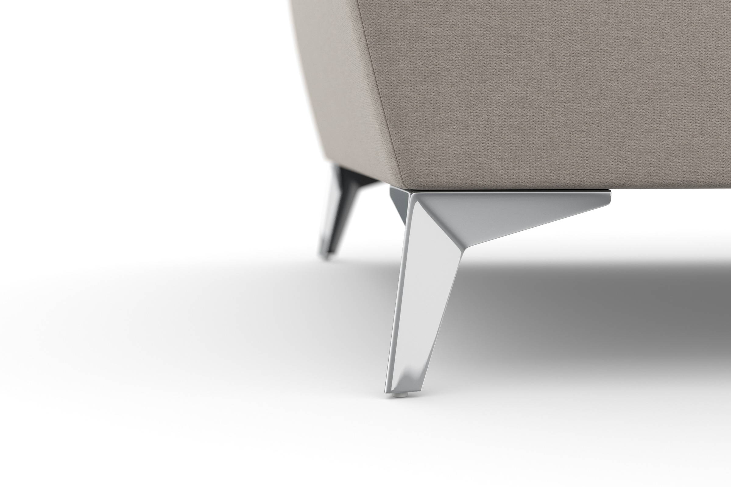 sit&more 2,5-Sitzer »Latigo«, mit hochwertigen Metallfüßen
