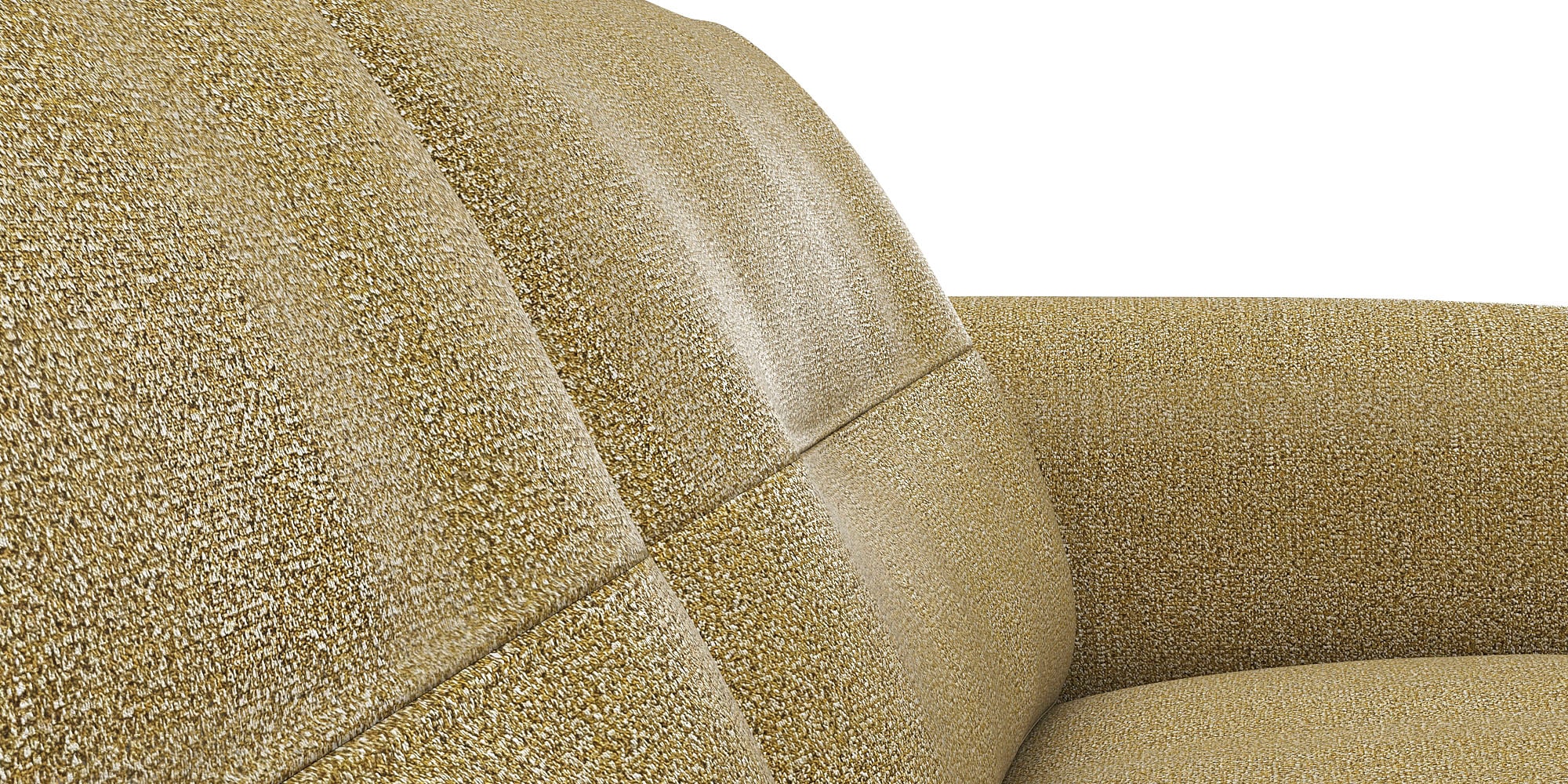 FLEXLUX 2,5-Sitzer »Glow Sofa, Couch,«, Premium-Sitz: Kaltschaum & Federkern, Arml. geölte Eiche, Fuß Alu