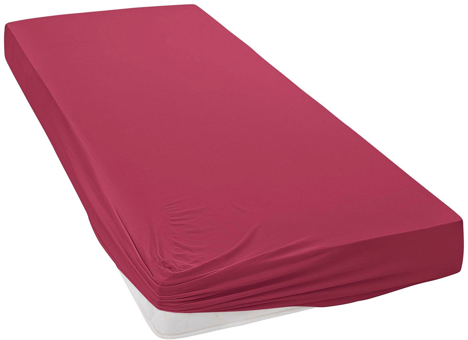 Janine Spannbettlaken »MAKO-FEINJERSEY 5007« aus 100% Baumwolle, für Matratzen bis 26 cm Höhe