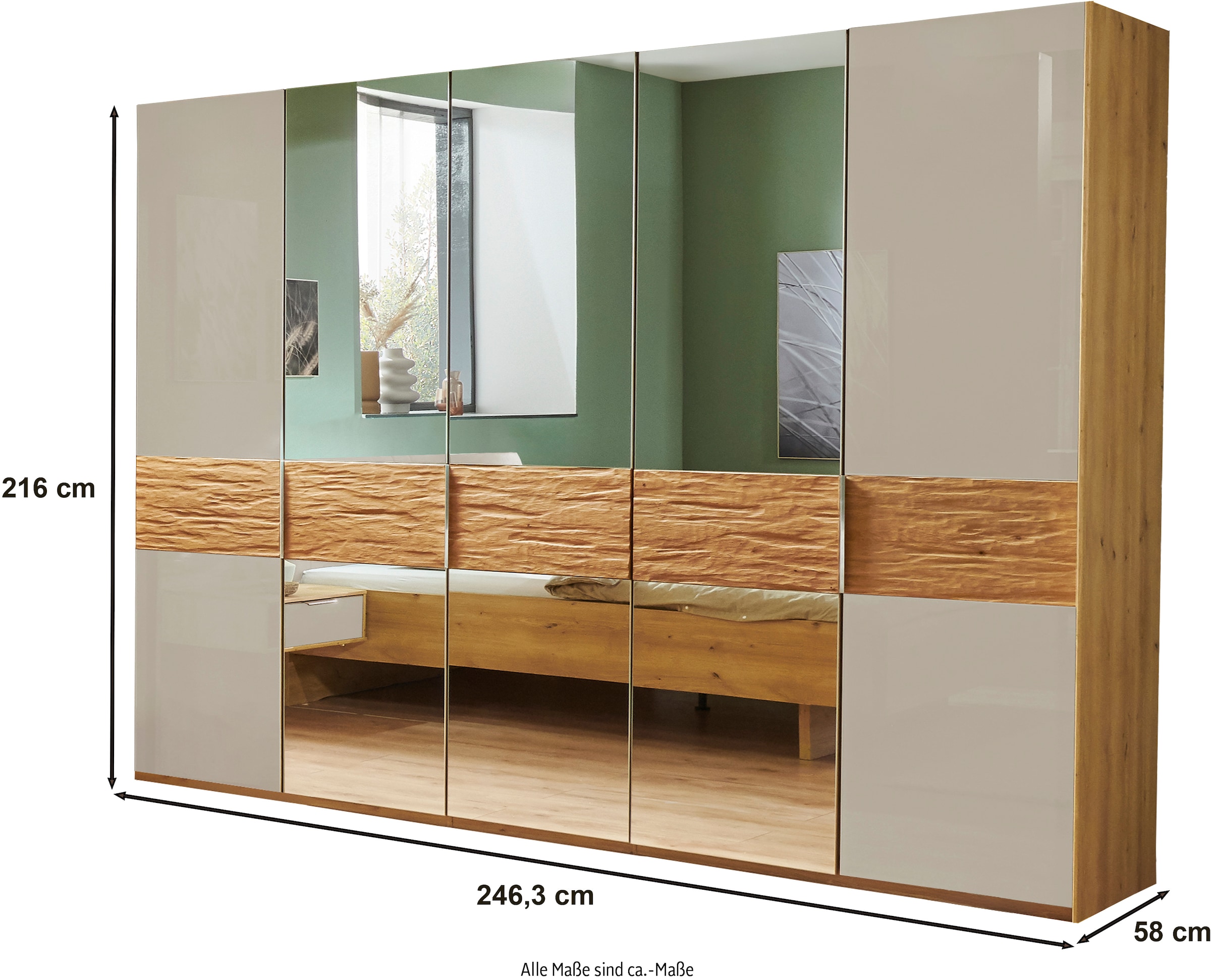 WIEMANN Drehtürenschrank »Cordoba« inkl. Türendämpfung