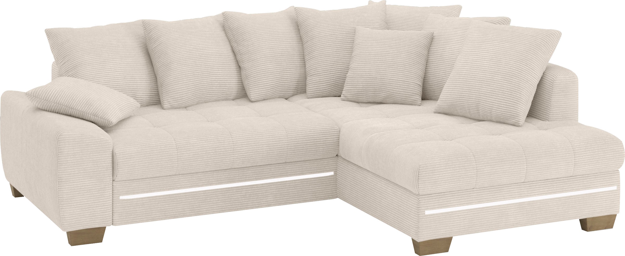 Mr. Couch Ecksofa »Nikita II, L-Form« mit RGB-LED Beleuchtung, wahlweise mi günstig online kaufen