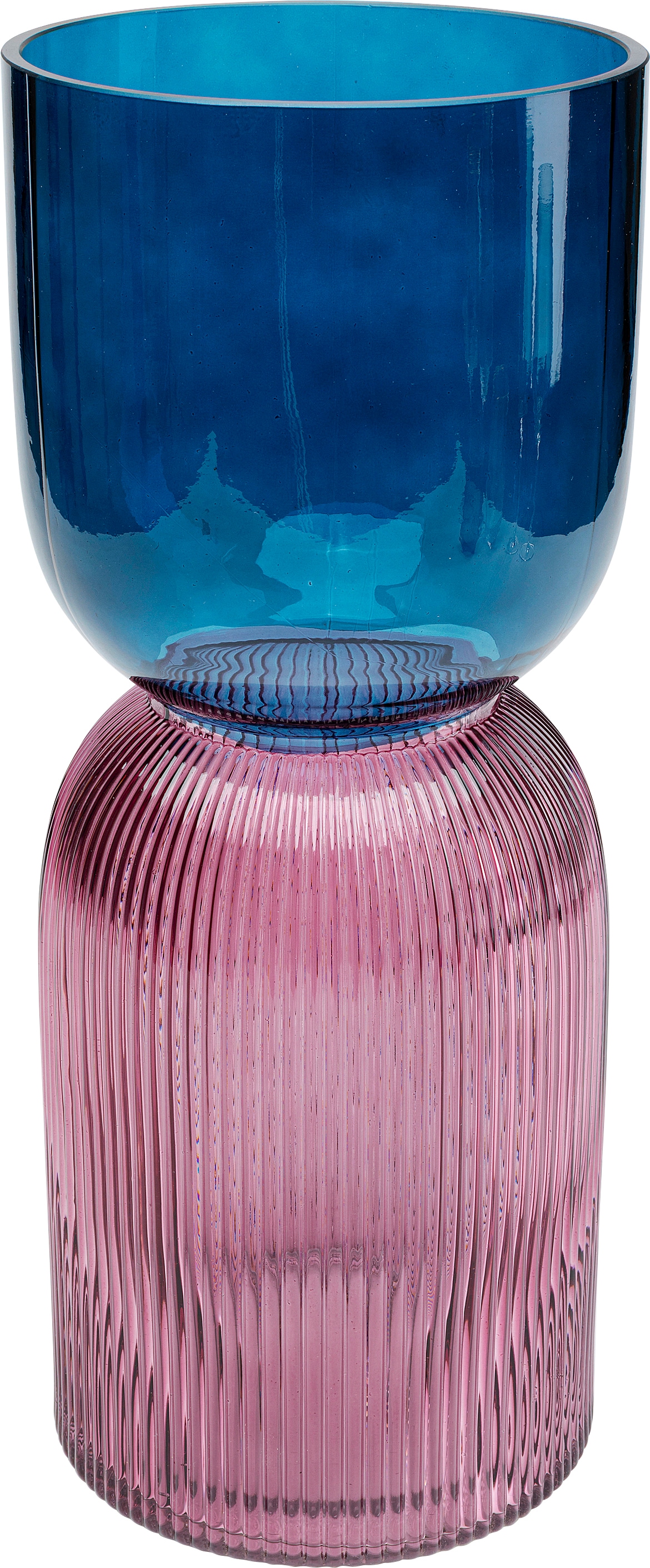 Kare Design Tischvase »Vase Marvelous Duo Blau Lila 40cm« günstig online kaufen