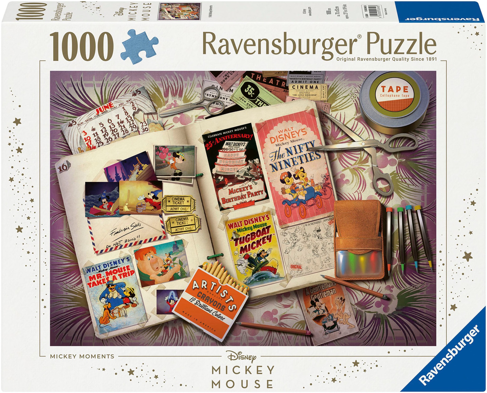 Ravensburger Puzzle »Disney Mickey Mouse, 1940 Mickey Moments«, Made in Germany
