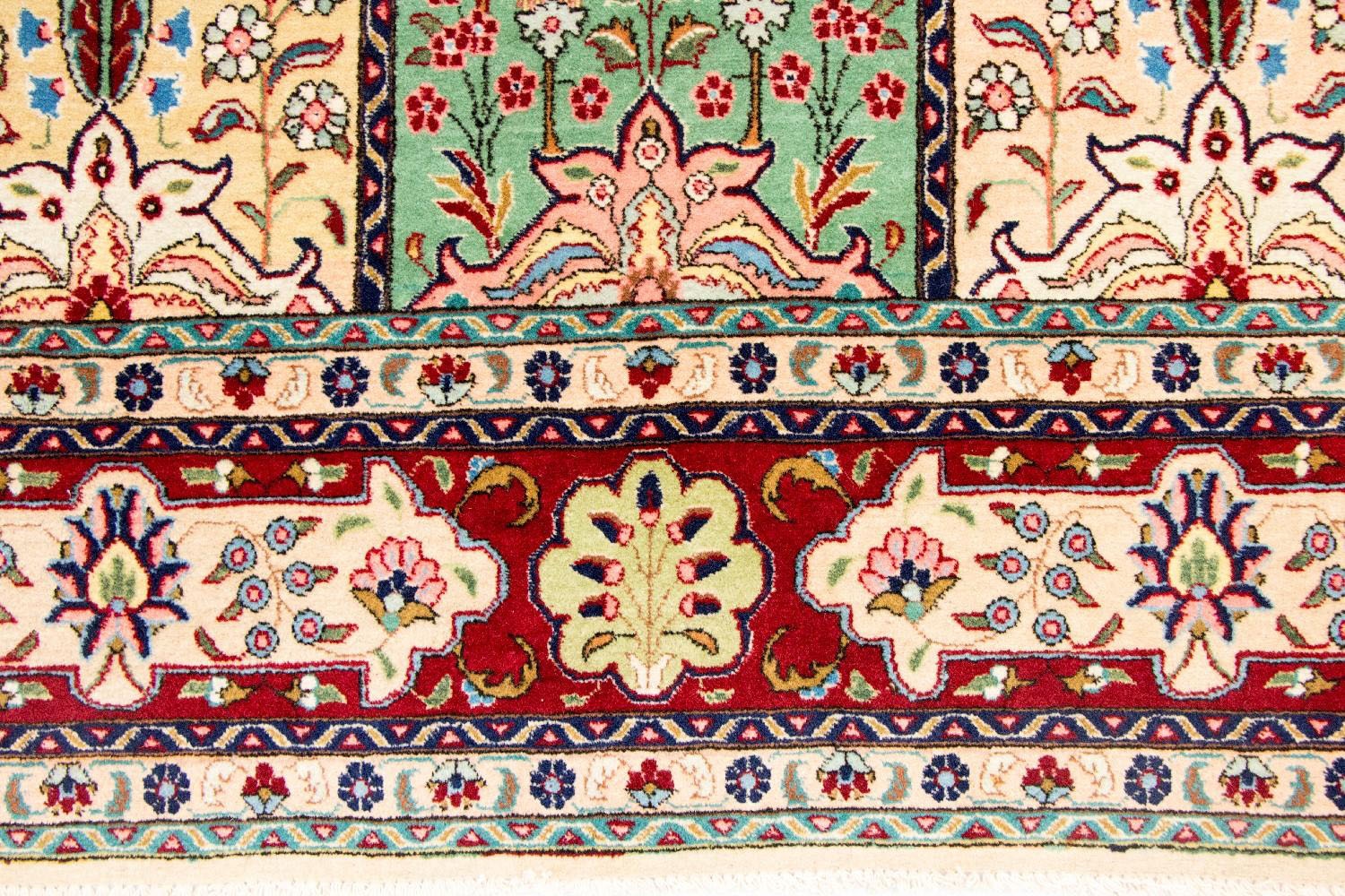 morgenland Wollteppich »Designer Teppich handgeknüpft mehrfarbig«,  rechteckig, handgeknüpft bequem und schnell bestellen