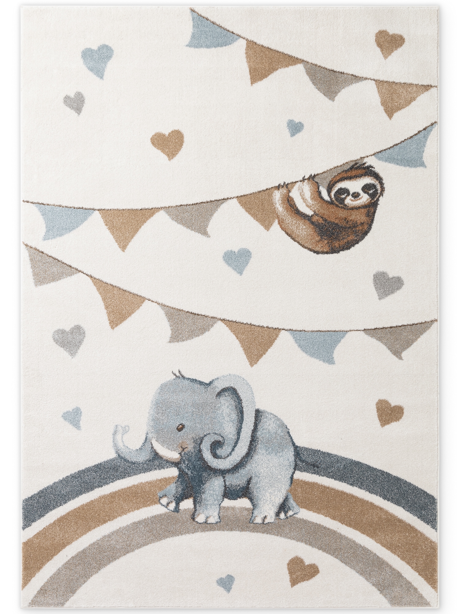 Villeroy & Boch Kinderteppich »Walk like an Elephant Rainbow Party Teppich« günstig online kaufen