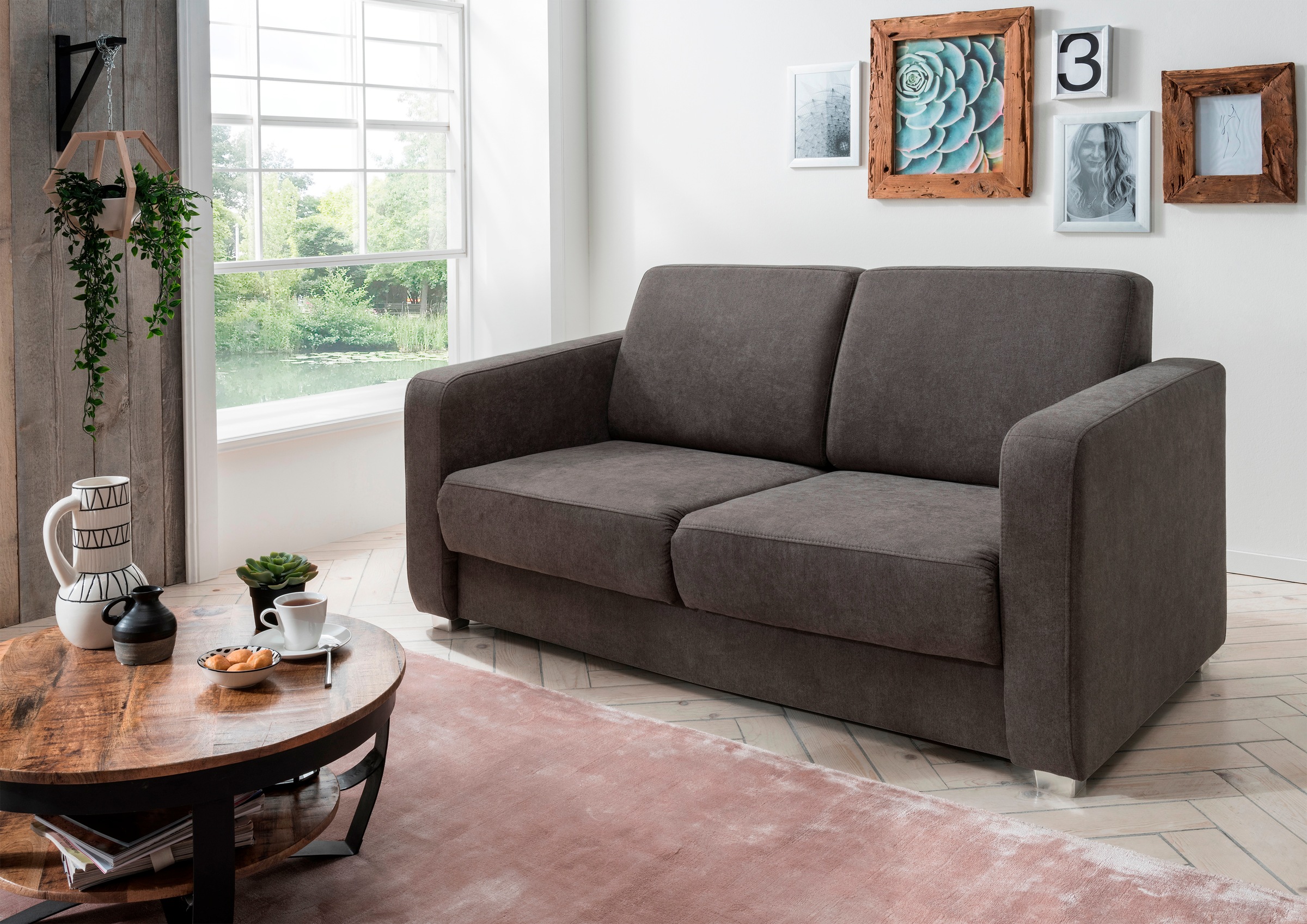 Home affaire Schlafsofa »Mia Problemlöser Sofa, Einzelauszug, Bettsofa, zei günstig online kaufen