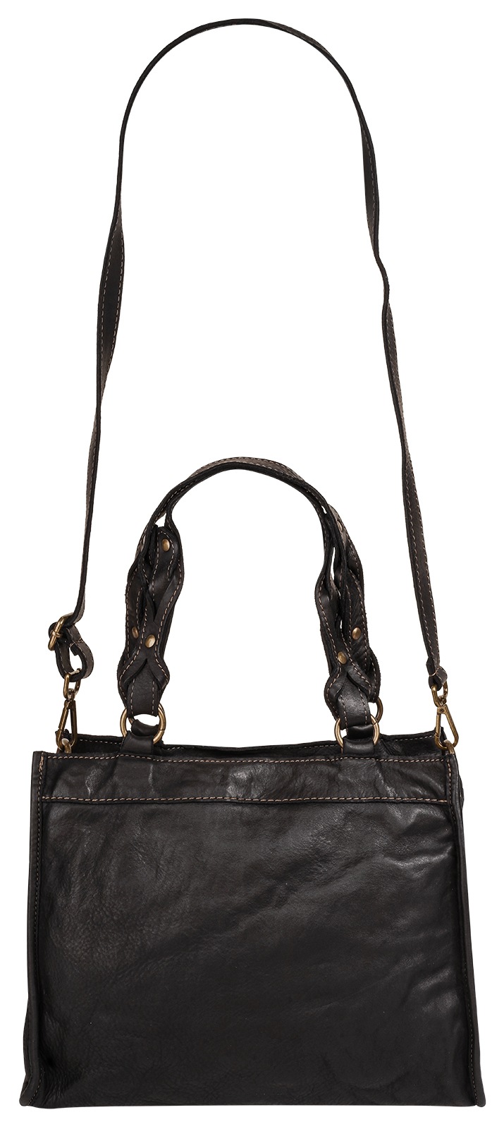 Samantha Look Shopper echt Leder, Made in Italy