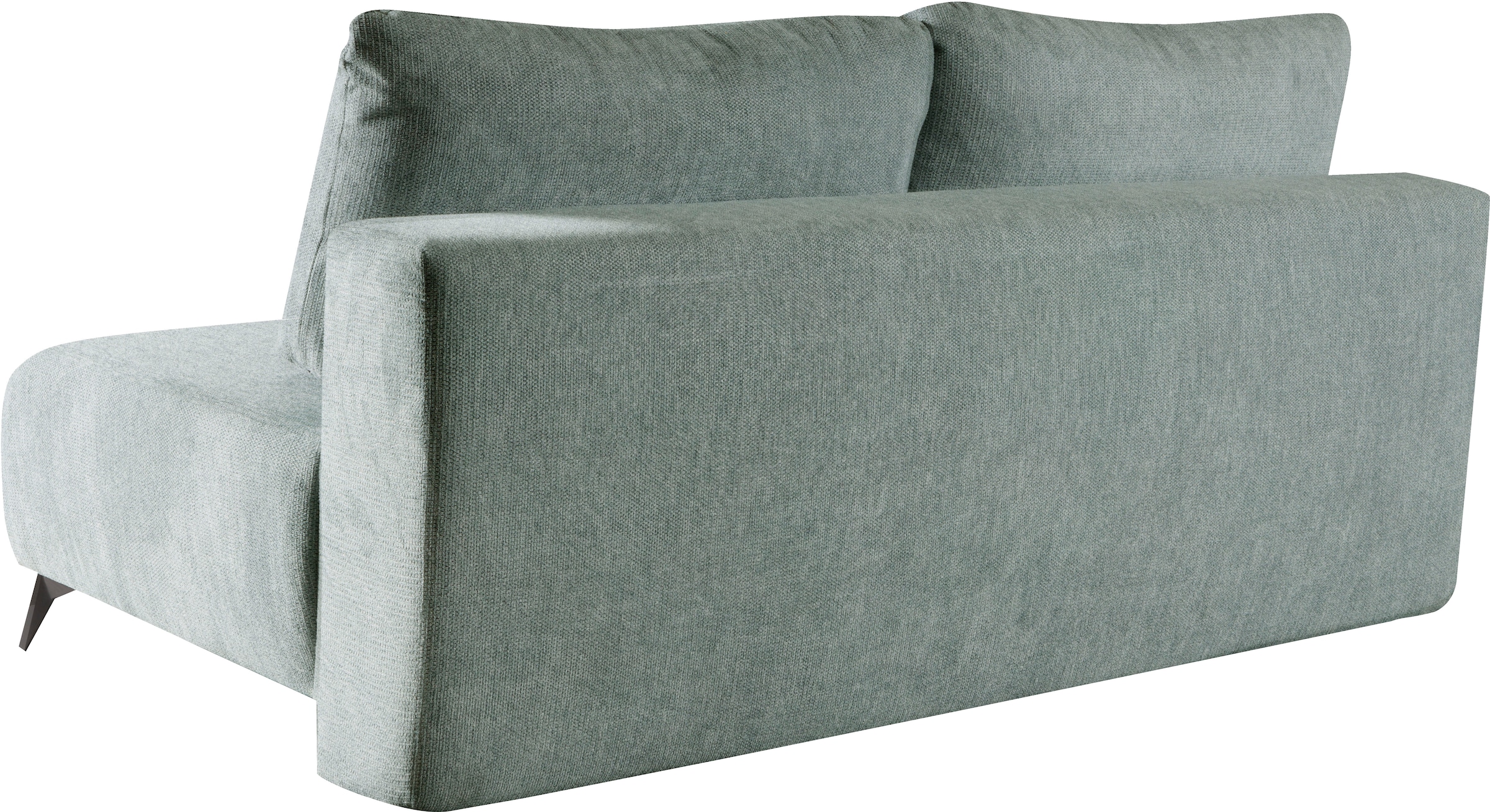 WERK2 Schlafsofa »Viktoria mit Komfortsitz- und Liegehöhe, Breite 200cm,«, bequemes 2-Sitzer Schlafcouch mit Bettkasten