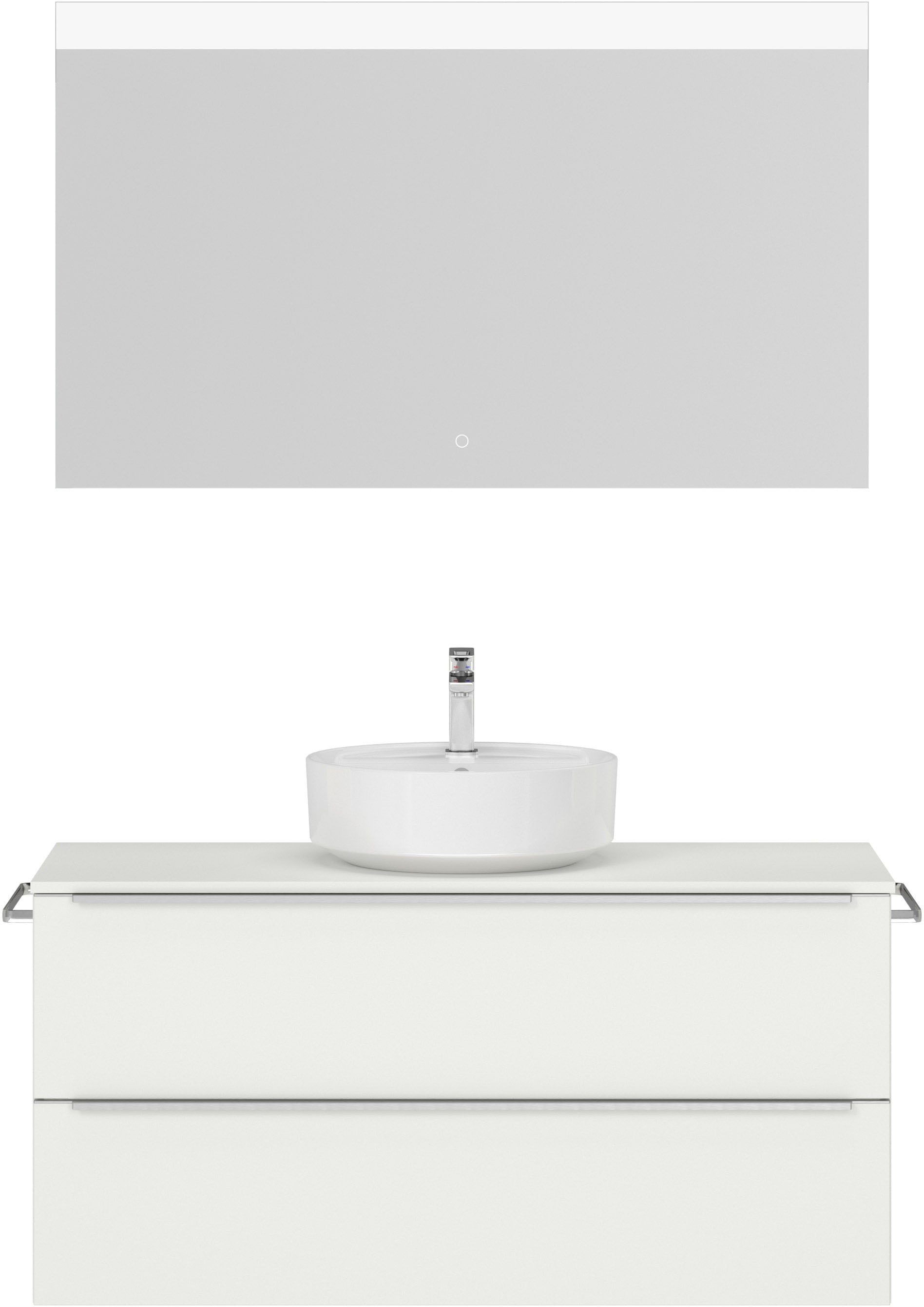 nobilia® Badmöbel-Set »Alvene« vormontiert, mit Soft-Close, 2 Stk. tlg. günstig online kaufen