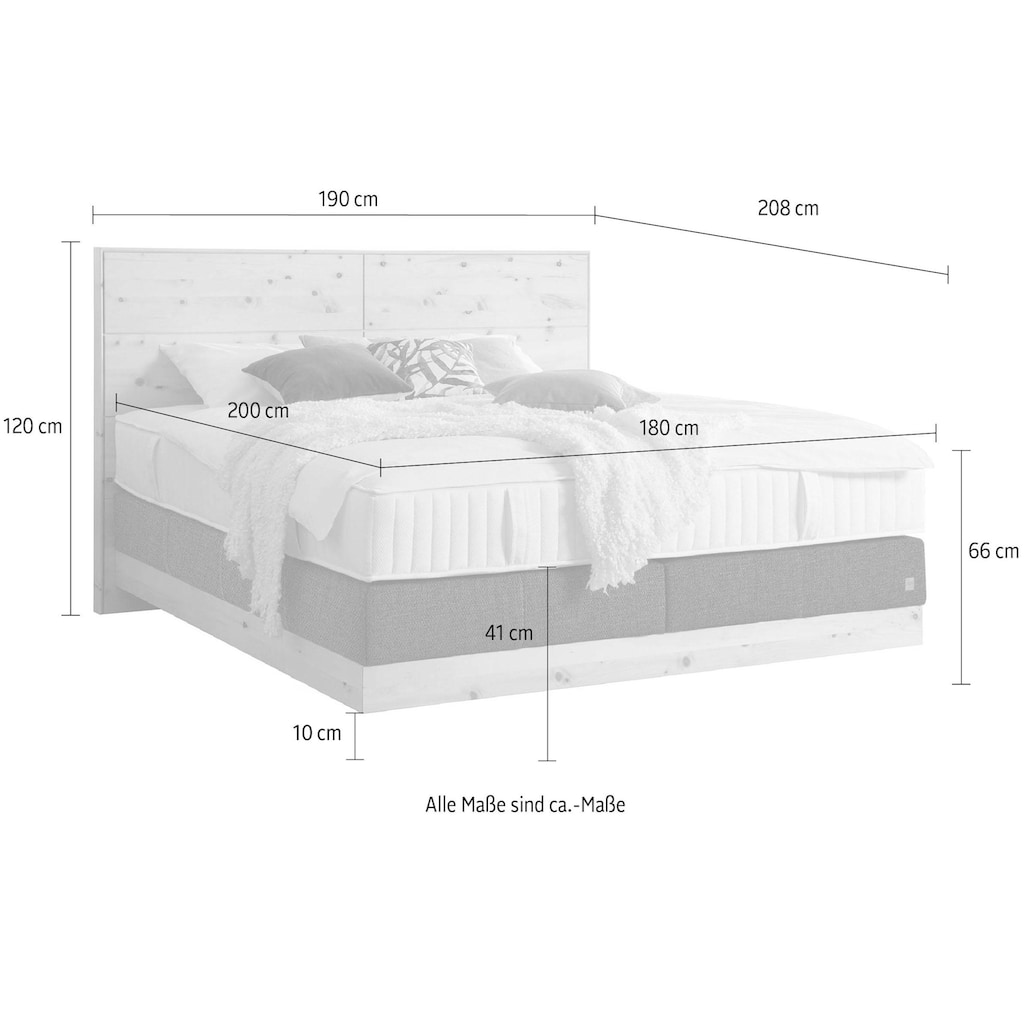 ADA premium Boxspringbett »Chalet«