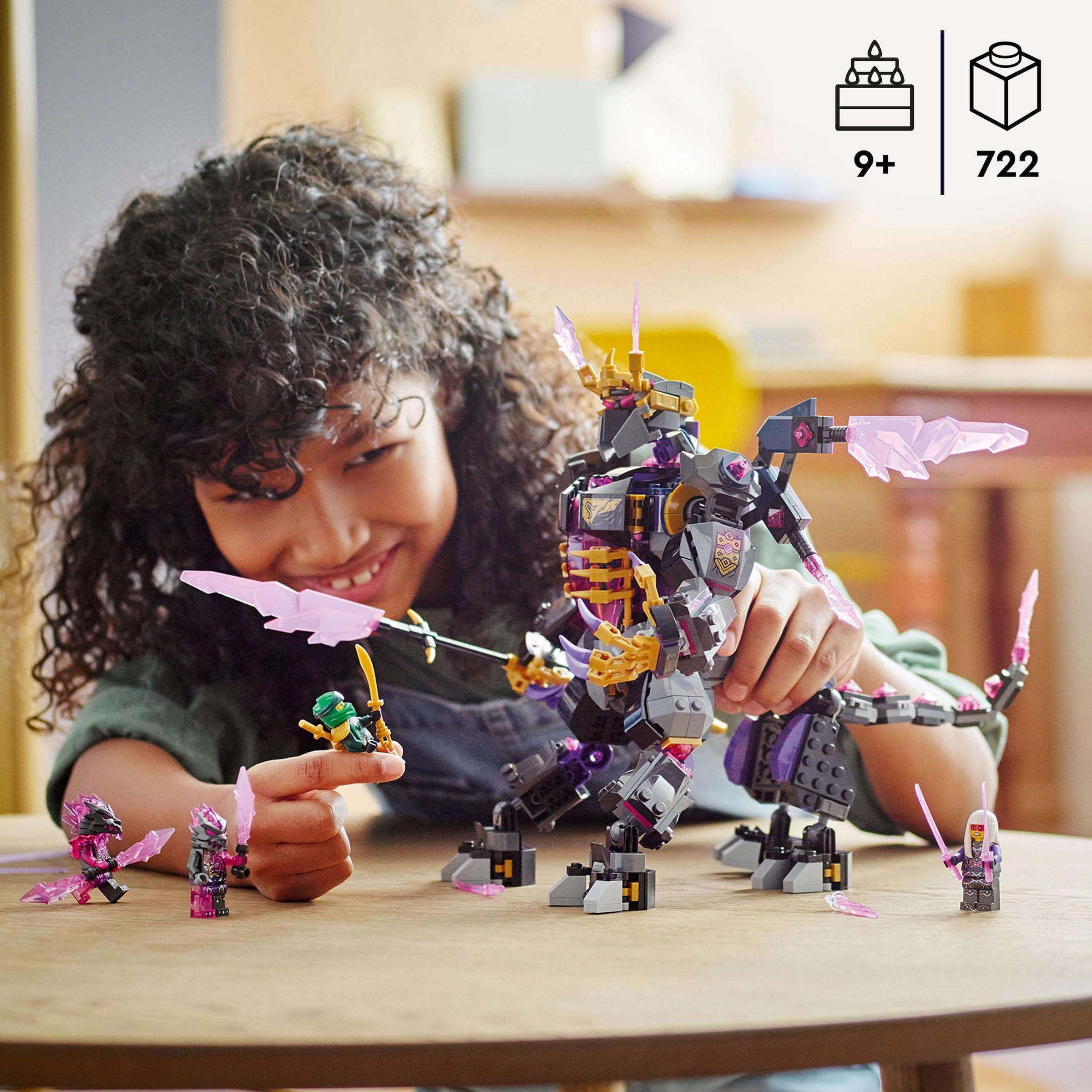 LEGO® Konstruktionsspielsteine »Der Kristallkönig (71772), LEGO® NINJAGO«, (722 St.), Made in Europe