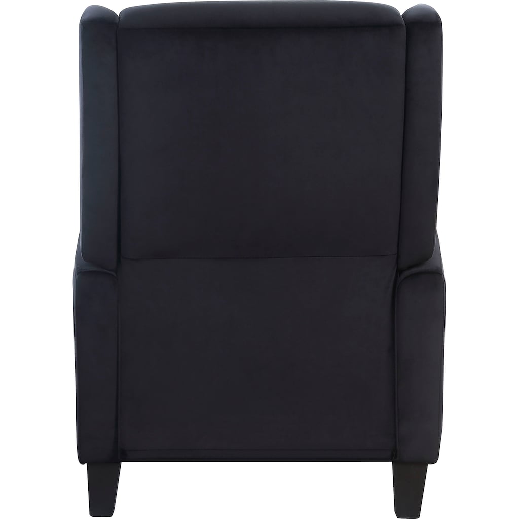ATLANTIC home collection TV-Sessel, klassischer Ohrensessel mit Relaxfunktion und praktischer Seitentasche