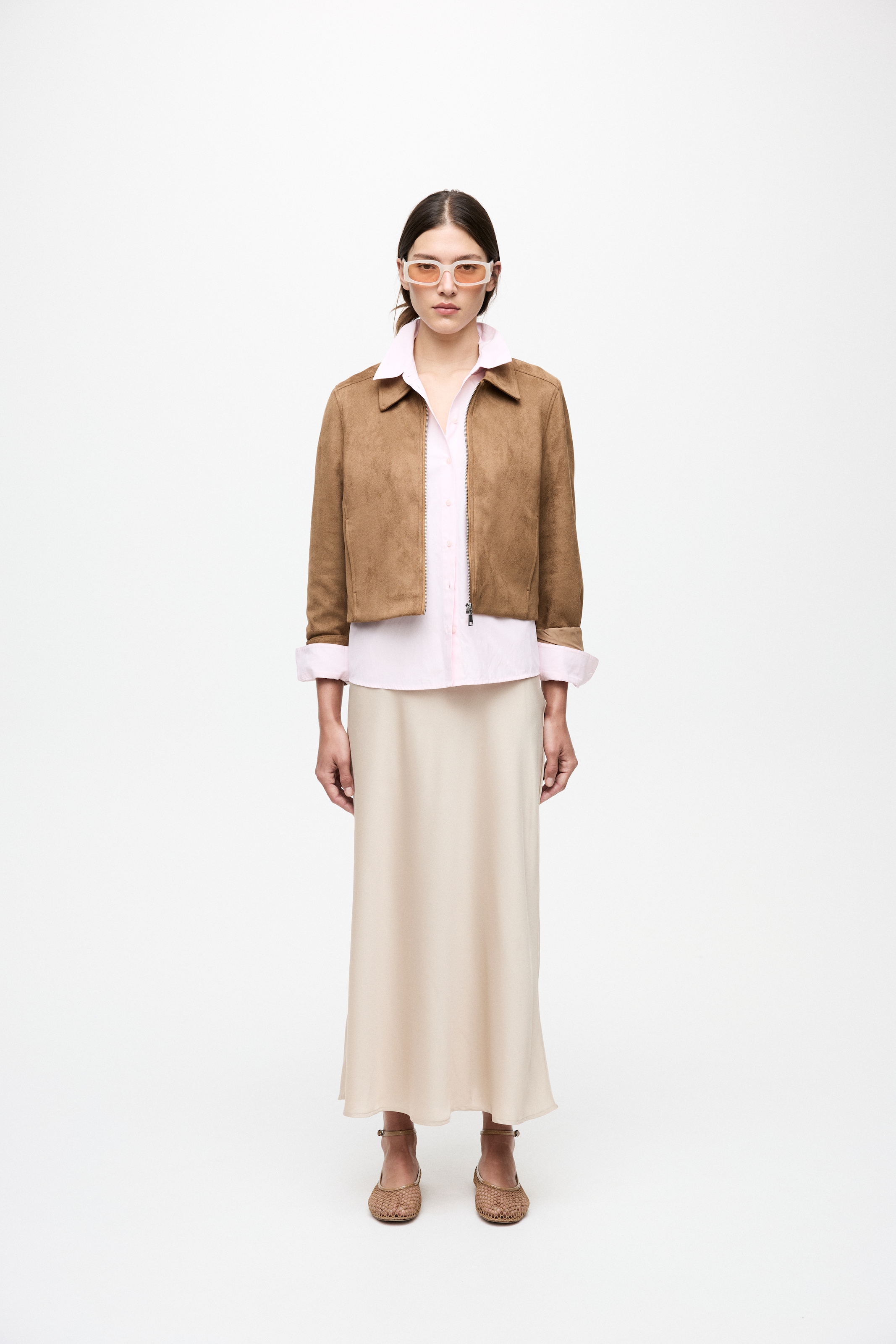 Vila Lederimitatjacke »VIMOODY L/S FAKE SUEDE JACKET - NOOS«