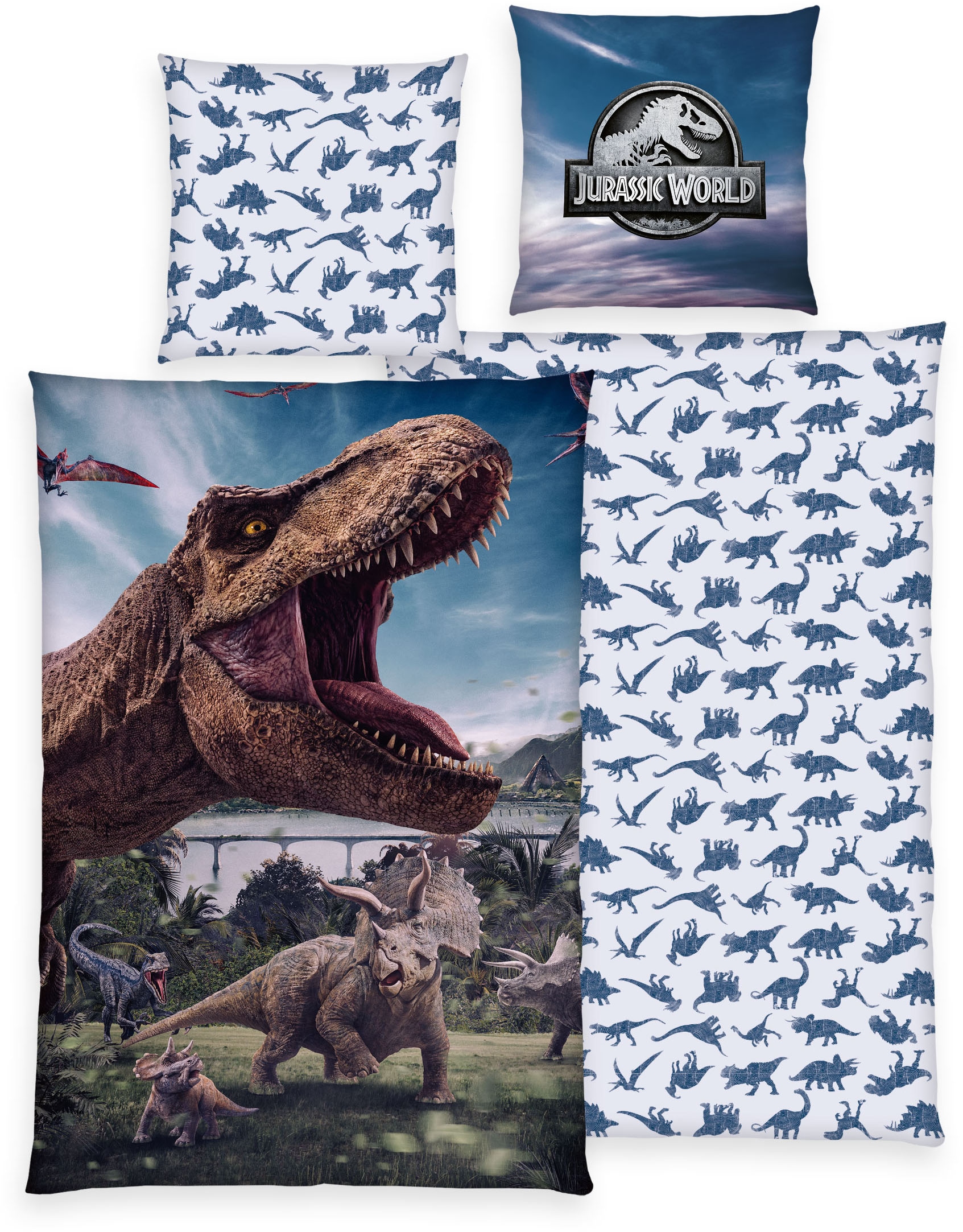 Jurassic World Bettwäsche »Jurassic World«, Wendebettwäsche